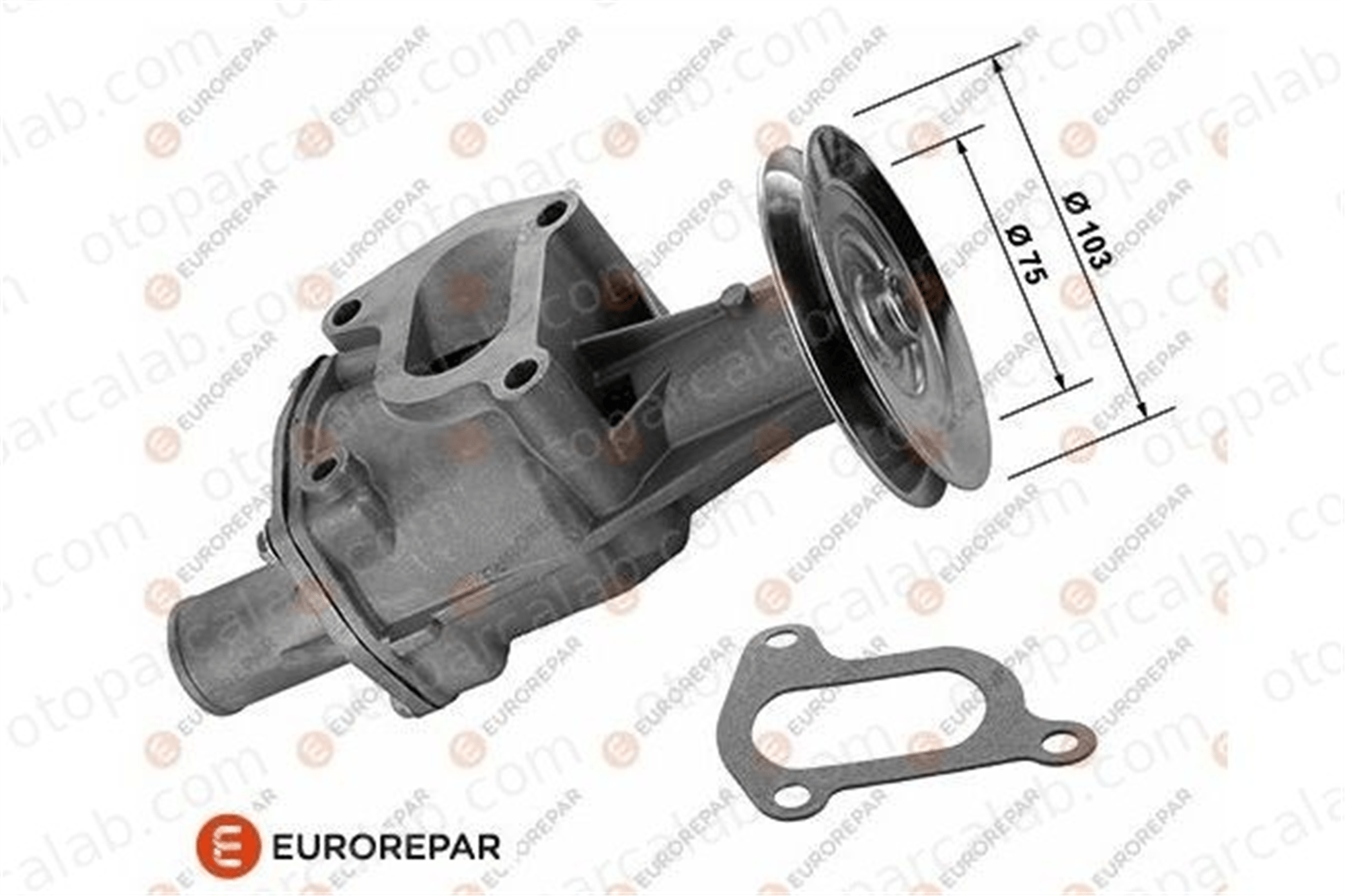 EUROREPAR 1637178580 Devirdaim Su Pompası FIAT PANDA SEAT MARBELLA 1637178580 4384129