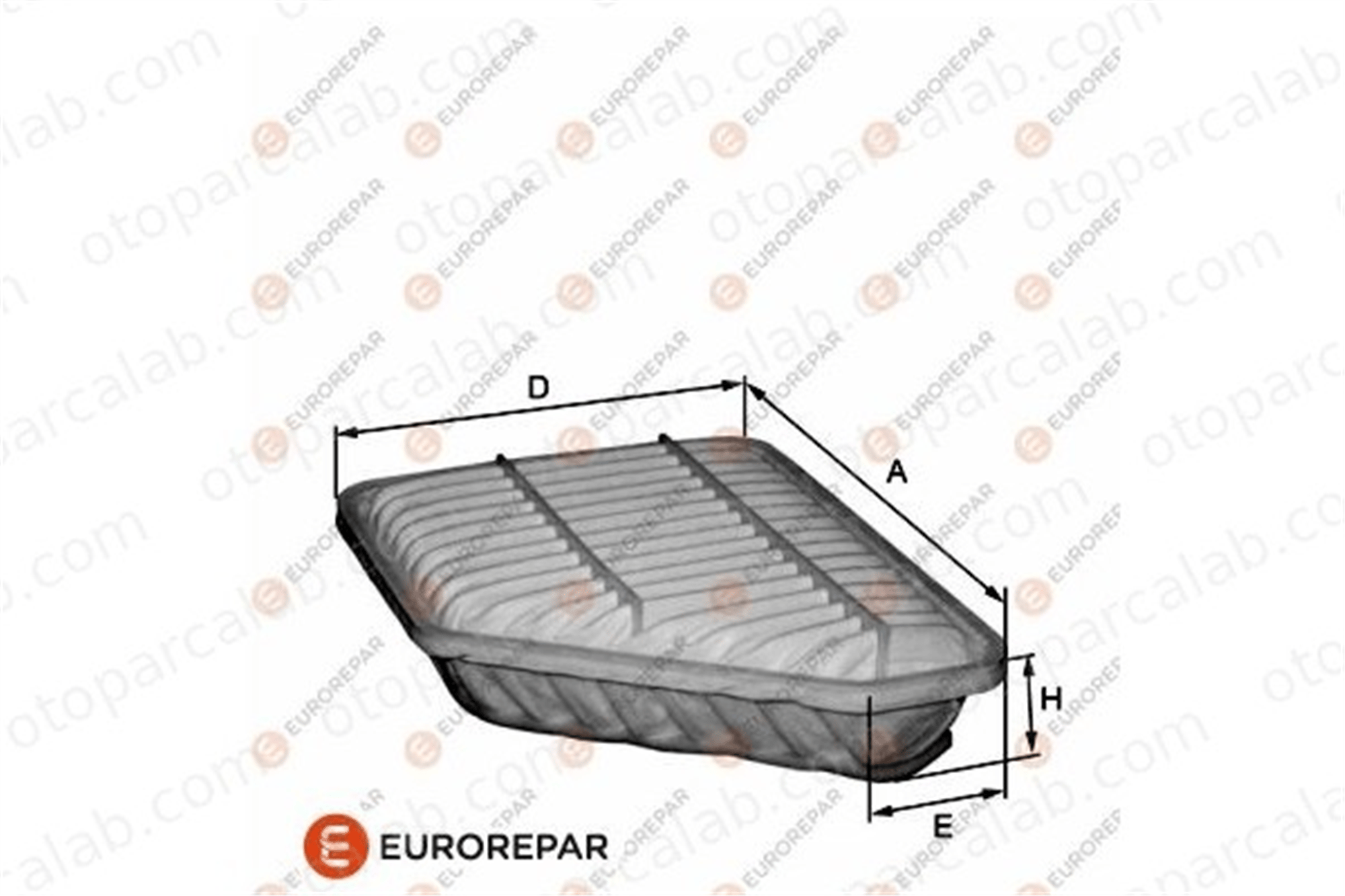 EUROREPAR 1680353280 Hava Filtresi TOYOTA AURIS AVENSIS Sedan 1680353280 178010R030