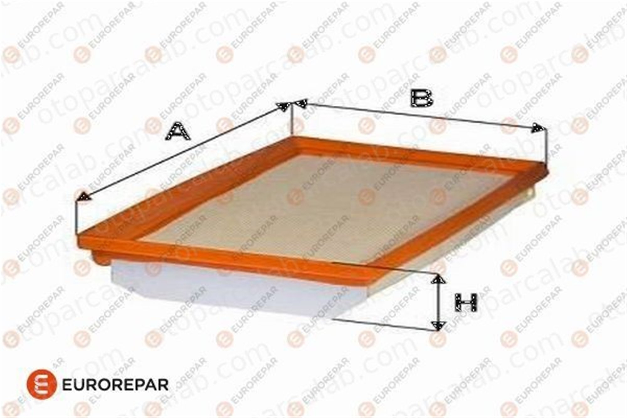 EUROREPAR 1682262080 Hava Filtresi FIAT TIPO Hatchback TIPO Station wagon 1682262080 68326986AA