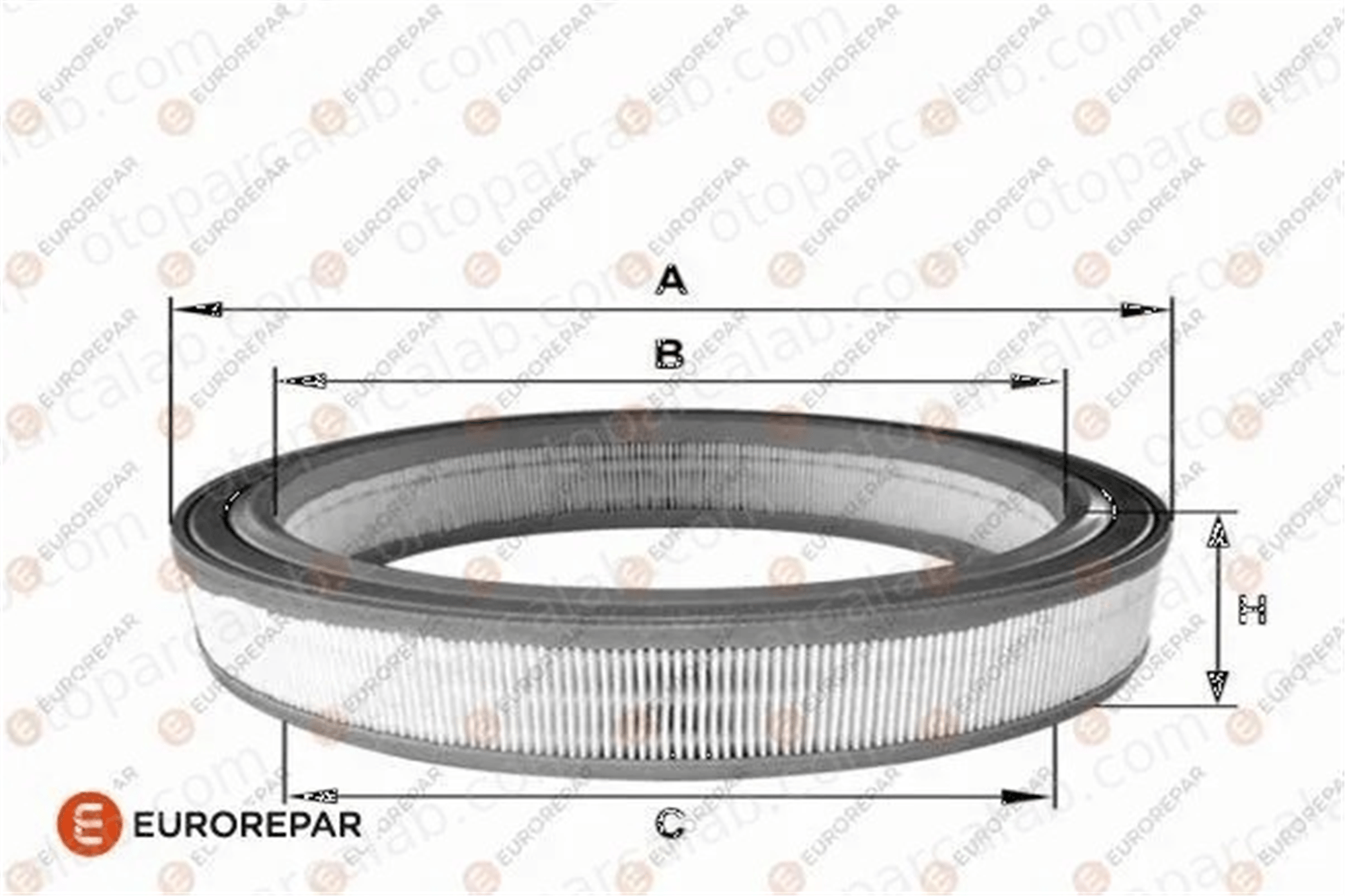 EUROREPAR 1682264580 Hava Filtresi FORD TAUNUS TAUNUS Turnier 1682264580 1476787
