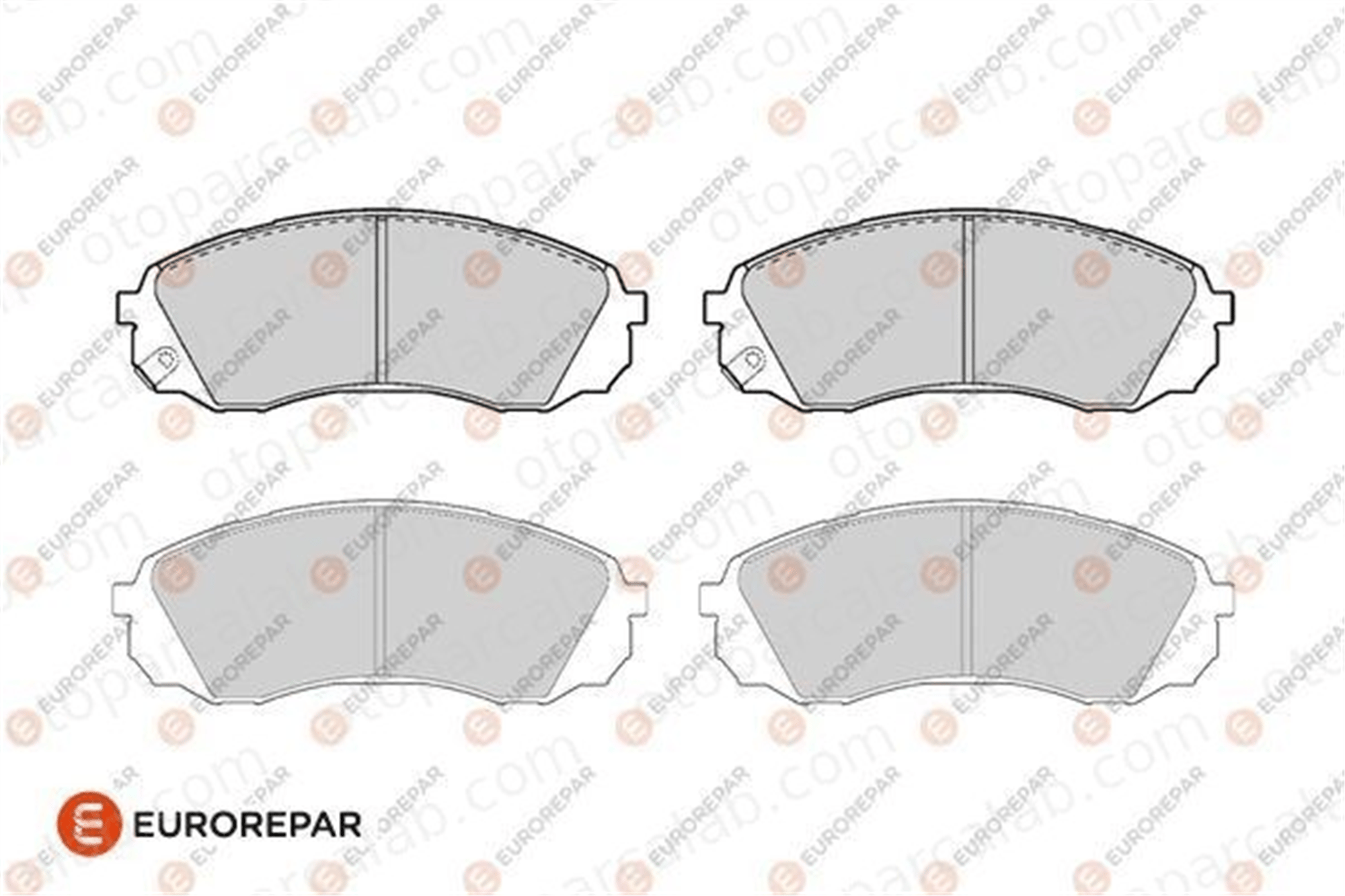 EUROREPAR 1686264780 Fren Disk Balata Ön KIA CARNIVAL / GRAND CARNIVAL III HYUNDAI H-1 Cargo 1686264780 581014DA00