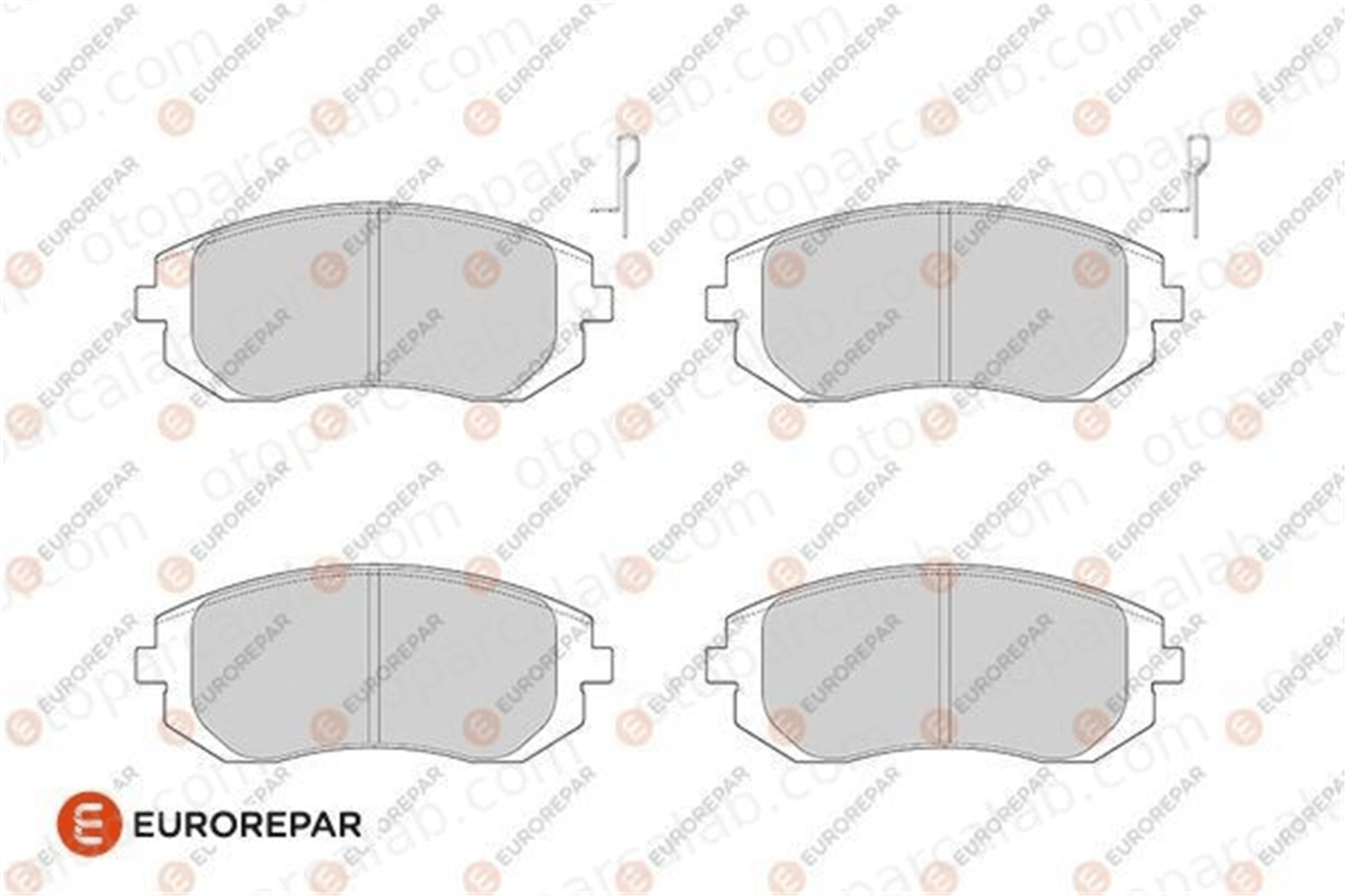 EUROREPAR 1686265880 Fren Disk Balata Ön SUBARU FORESTER IMPREZA Hatchback 1686265880 32006166