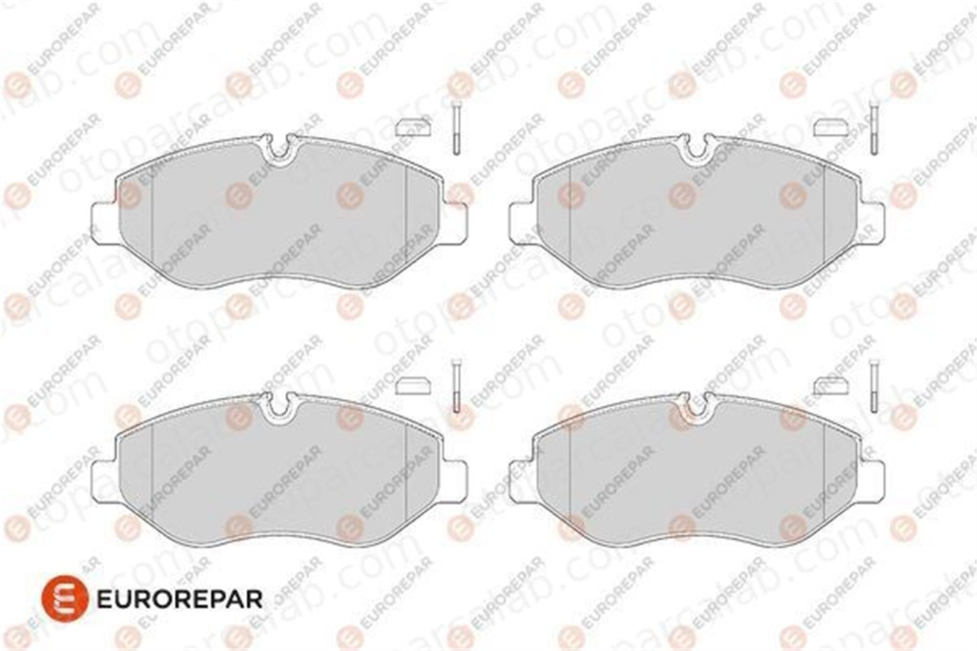 EUROREPAR 1686268280 Fren Disk Balata Ön MERCEDES-BENZ SPRINTER 3,5-t Platform şasi SPRINTER 3,5-t Panelvan/Van 1686268280 68006732AA