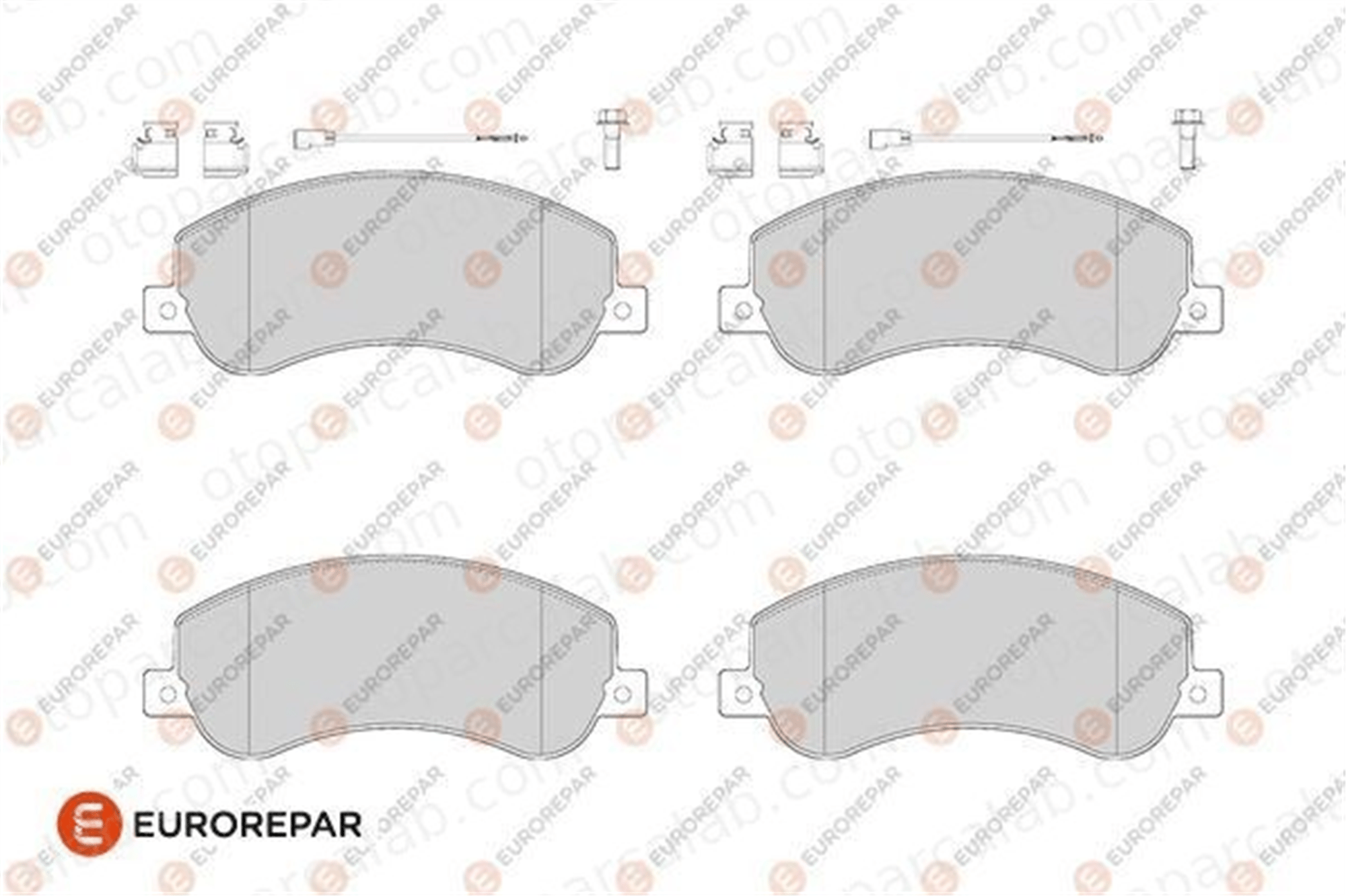 EUROREPAR 1686268380 Fren Disk Balata Ön FORD TRANSIT Panelvan/Van TRANSIT Platform şasi 1686268380 S6DM3501110