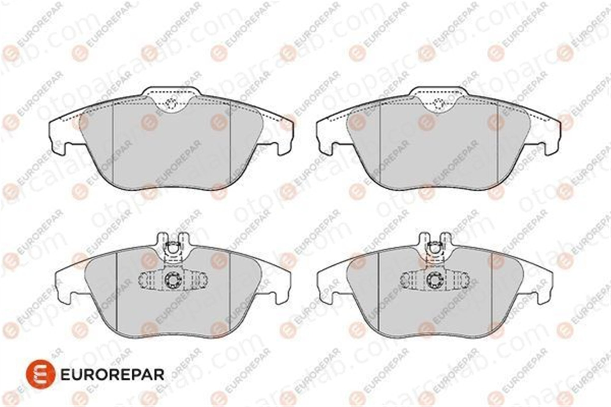 EUROREPAR 1686268480 Fren Disk Balata Ön MERCEDES-BENZ C-SERISI C-SERISI T-Model 1686268480 54200720