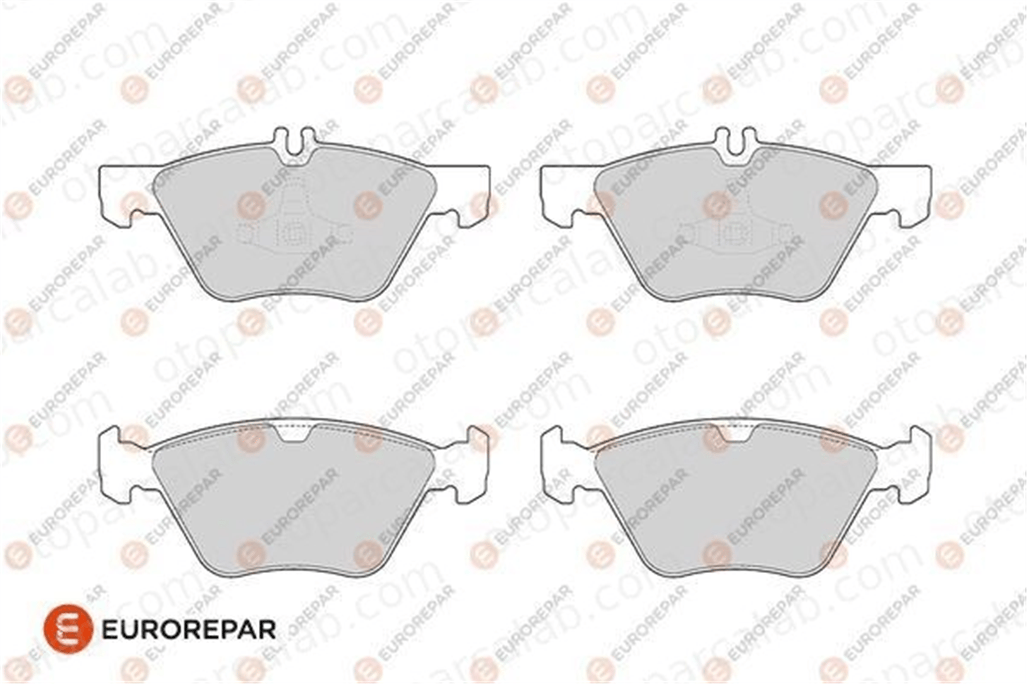 EUROREPAR 1686269480 Fren Disk Balata Ön MERCEDES-BENZ E-SERISI T-Model E-SERISI 1686269480 5114555AA