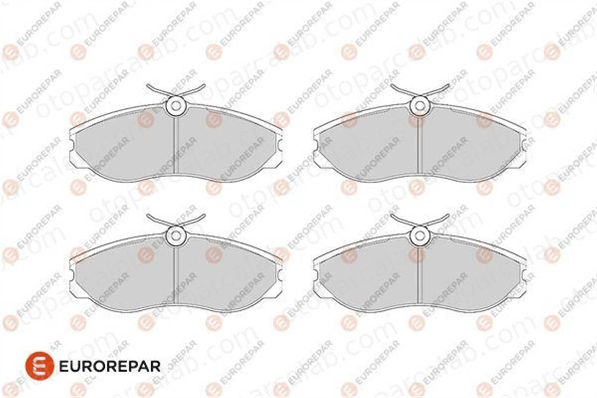 EUROREPAR 1686270580 Fren Disk Balata Ön FORD MAVERICK NISSAN SERENA 1686270580 1203933