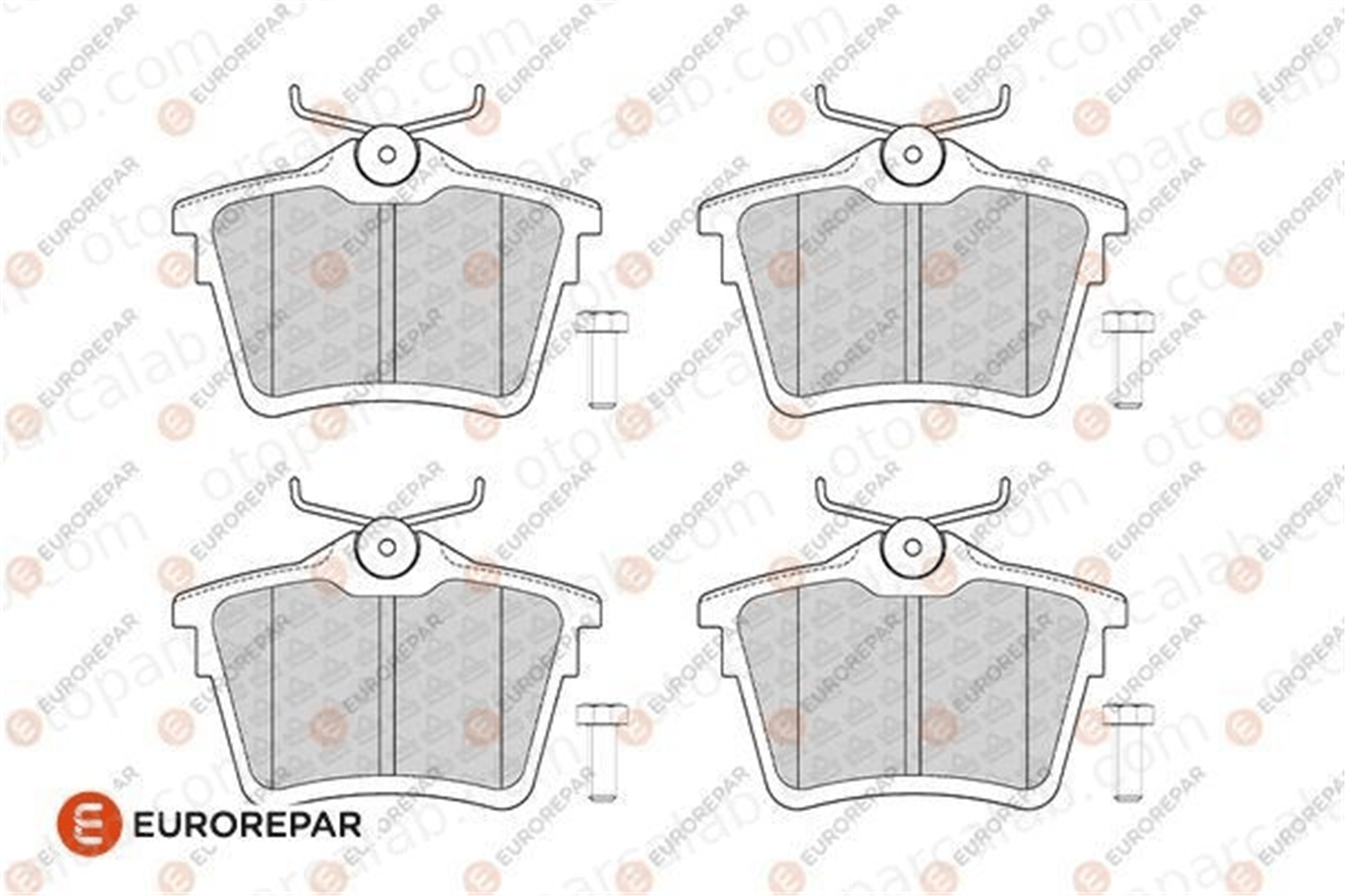 EUROREPAR 1686270680 Fren Disk Balata Ön CITROËN C5 III Break C5 III 1686270680 425326