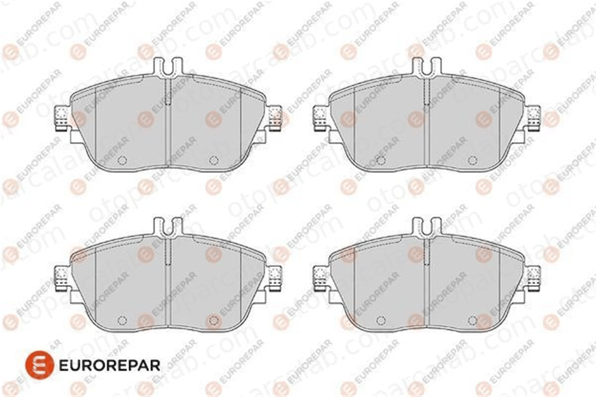 EUROREPAR 1686270880 Fren Disk Balata Ön MERCEDES-BENZ CLA Coupe B-SERISI Sports Tourer 1686270880 410605DA0A