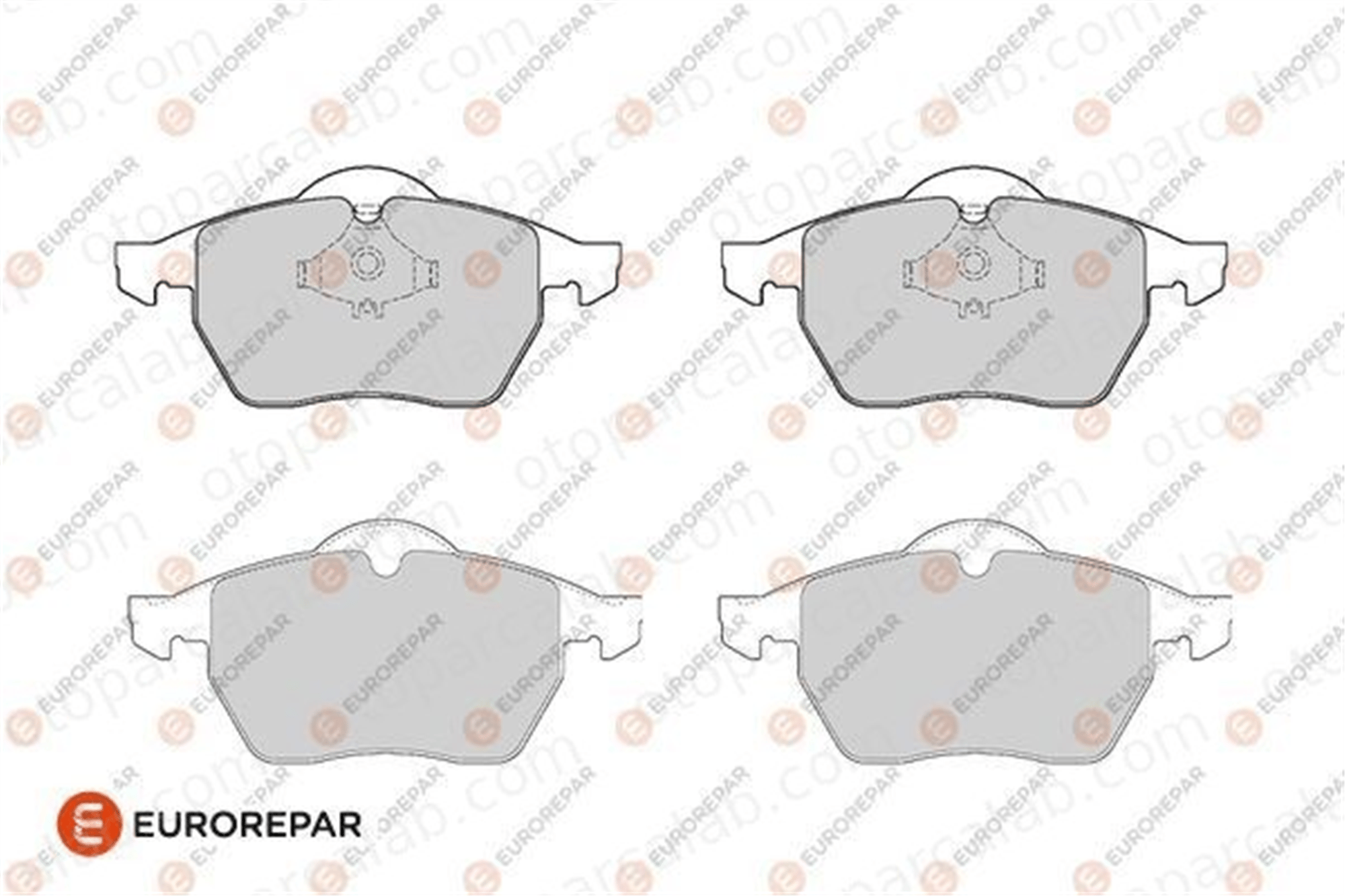EUROREPAR 1686271280 Fren Disk Balata Ön VW SHARAN FORD GALAXY I 1686271280 1001095