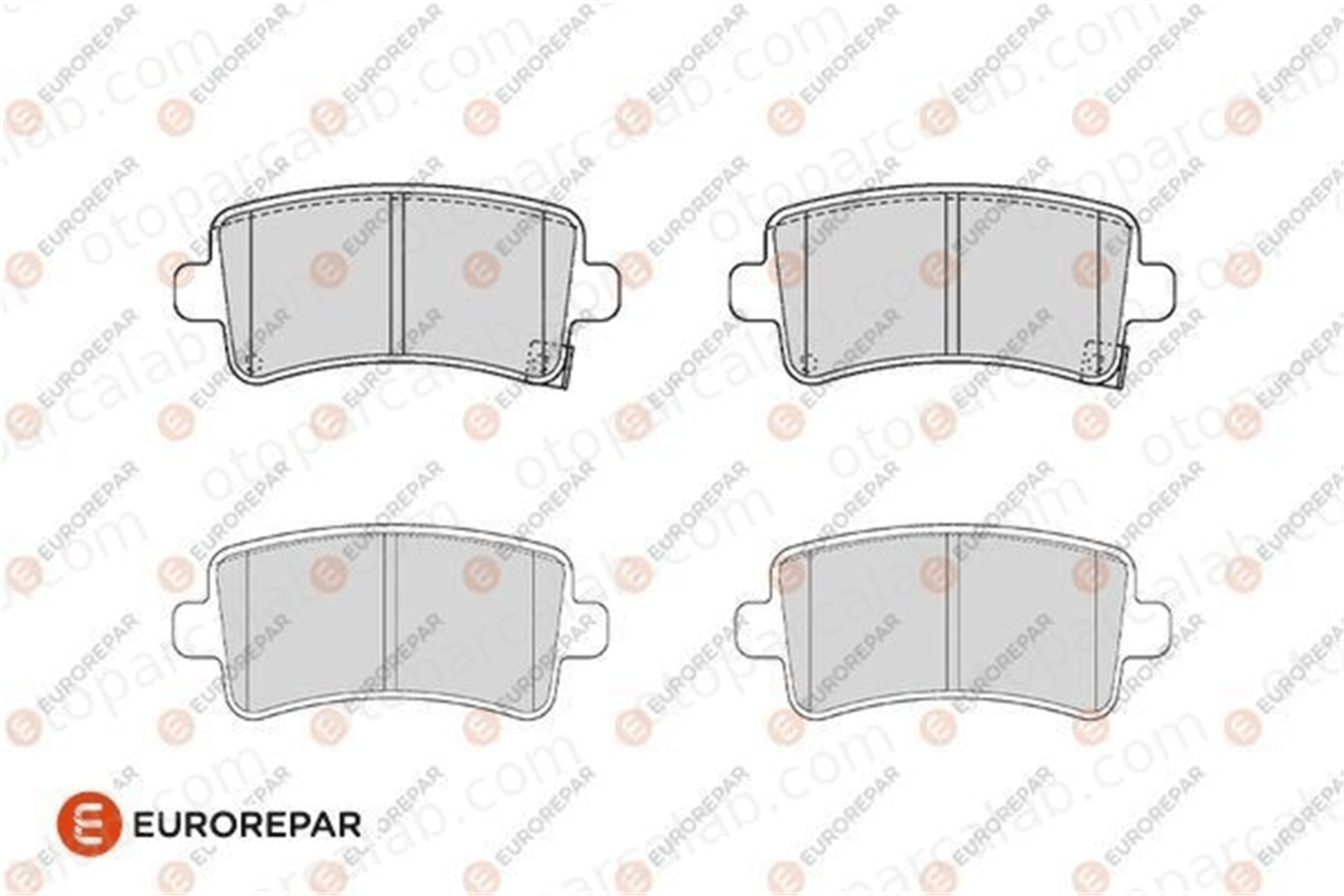 EUROREPAR 1686272480 Fren Disk Balata Ön OPEL INSIGNIA A INSIGNIA A Sports Tourer 1686272480 13237768