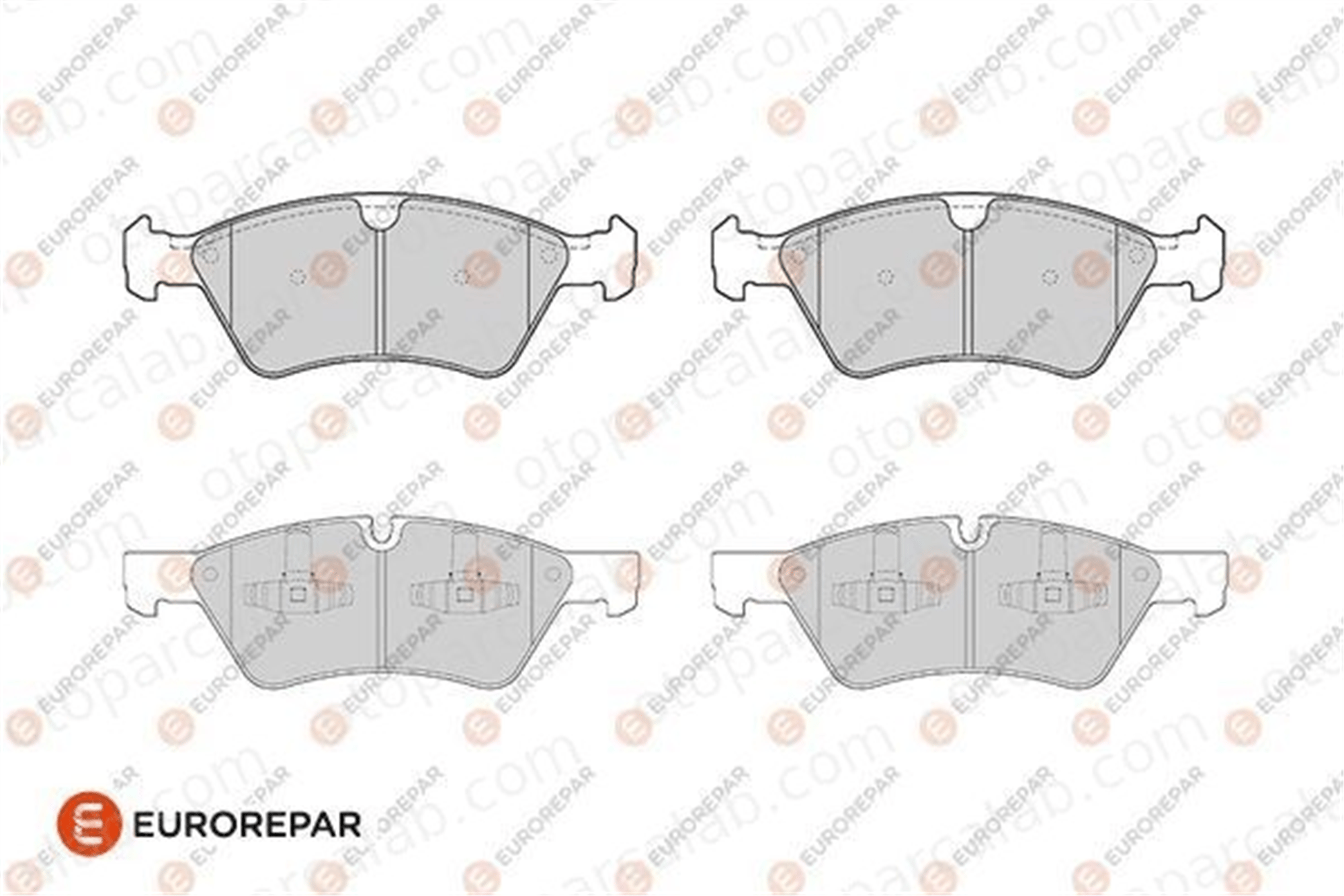 EUROREPAR 1686273180 Fren Disk Balata Ön MERCEDES-BENZ R-SERISI M-SERISI 1686273180 4201105