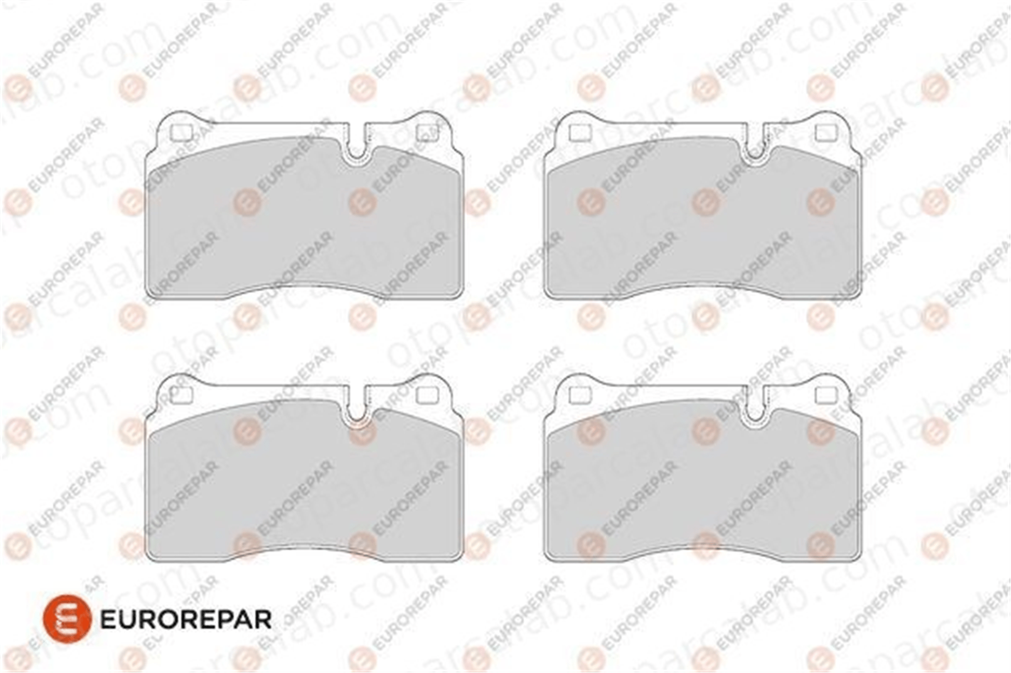 EUROREPAR 1686274080 Fren Disk Balata Ön VW TOUAREG 1686274080 7L6698151E