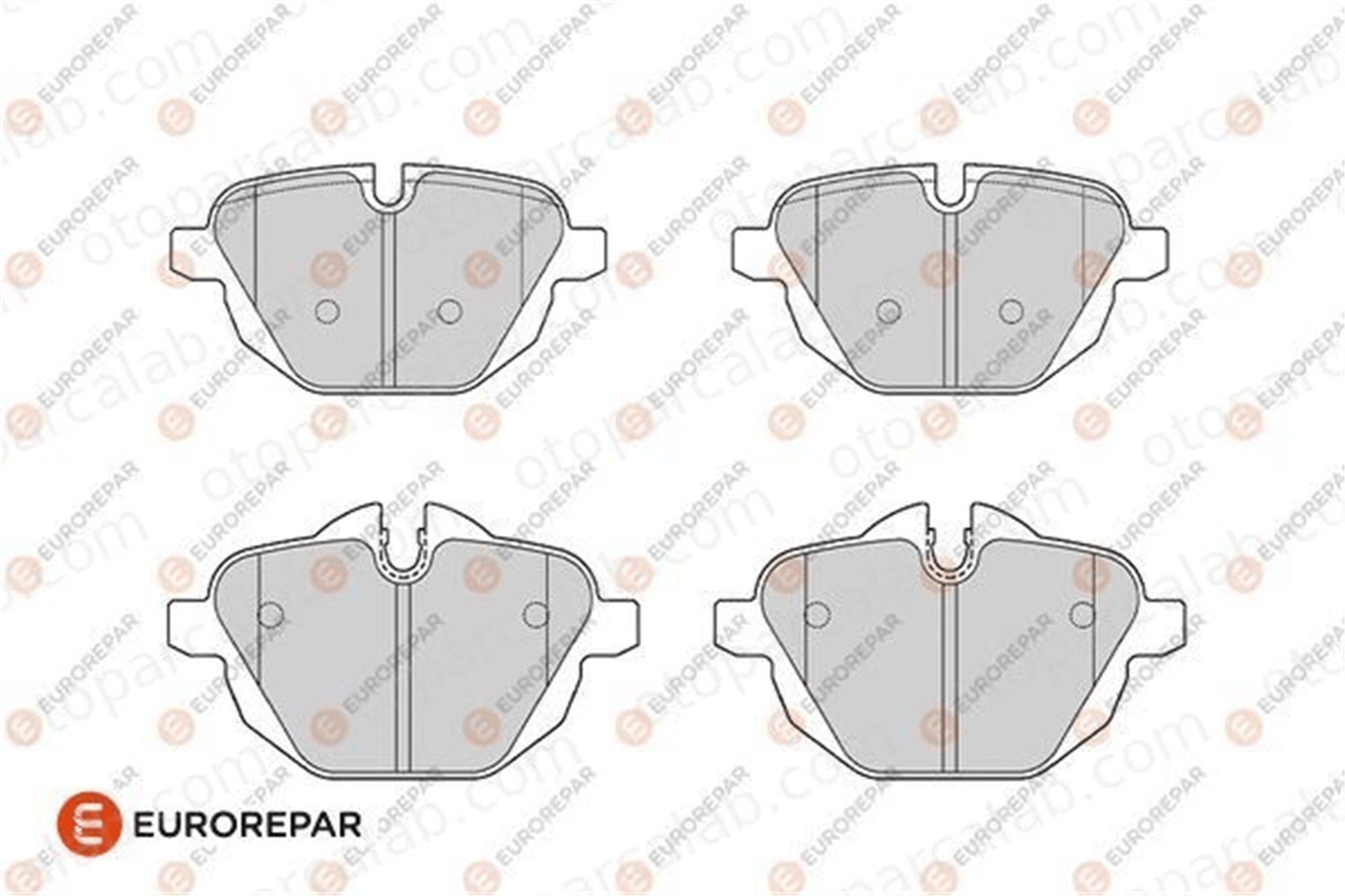 EUROREPAR 1686274280 Fren Disk Balata Arka BMW 5 5 Touring 1686274280 34206877648