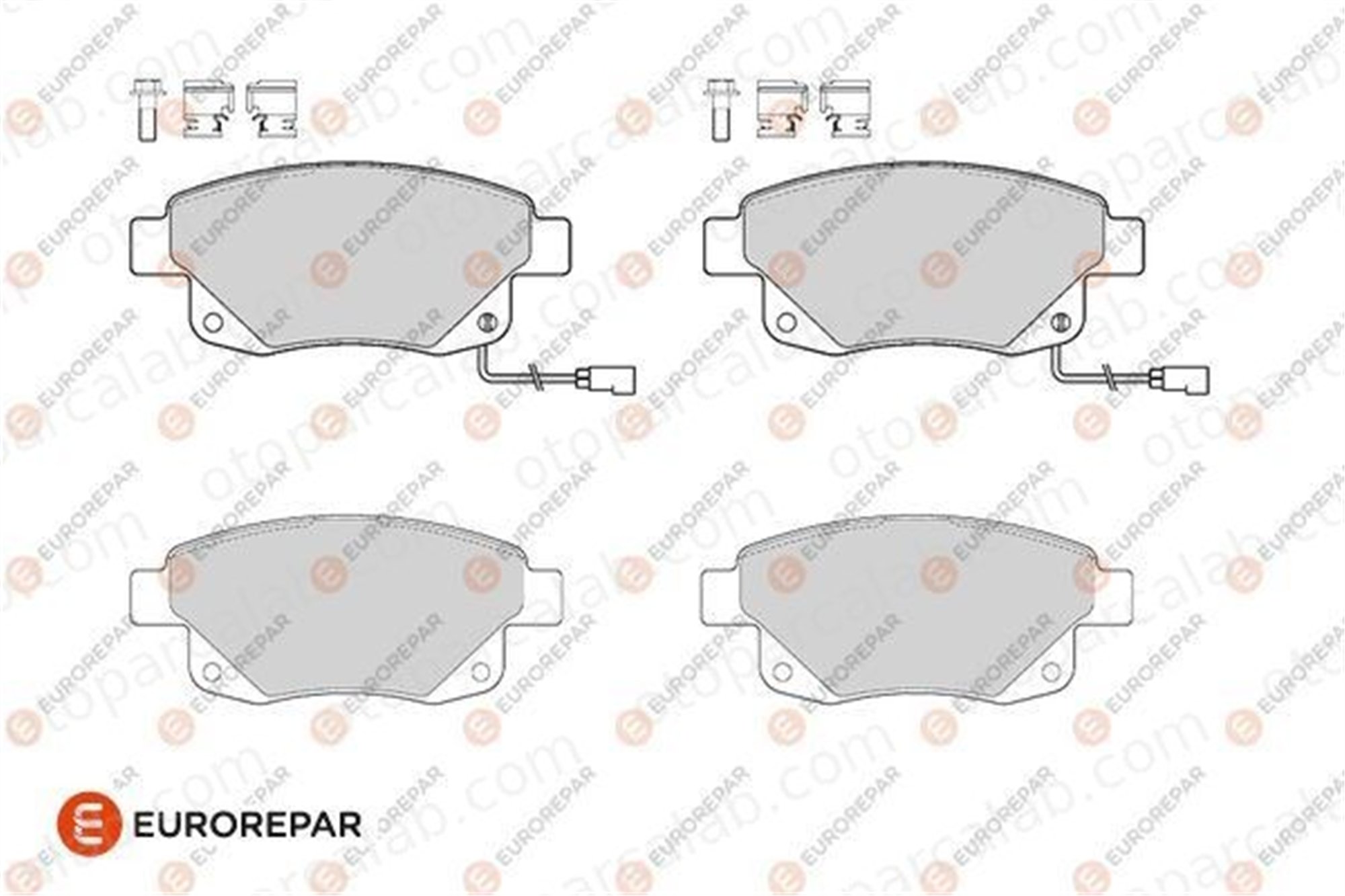 EUROREPAR 1686275380 Fren Disk Balata Arka FORD TRANSIT Panelvan/Van TRANSIT Platform şasi 1686275380 1371454