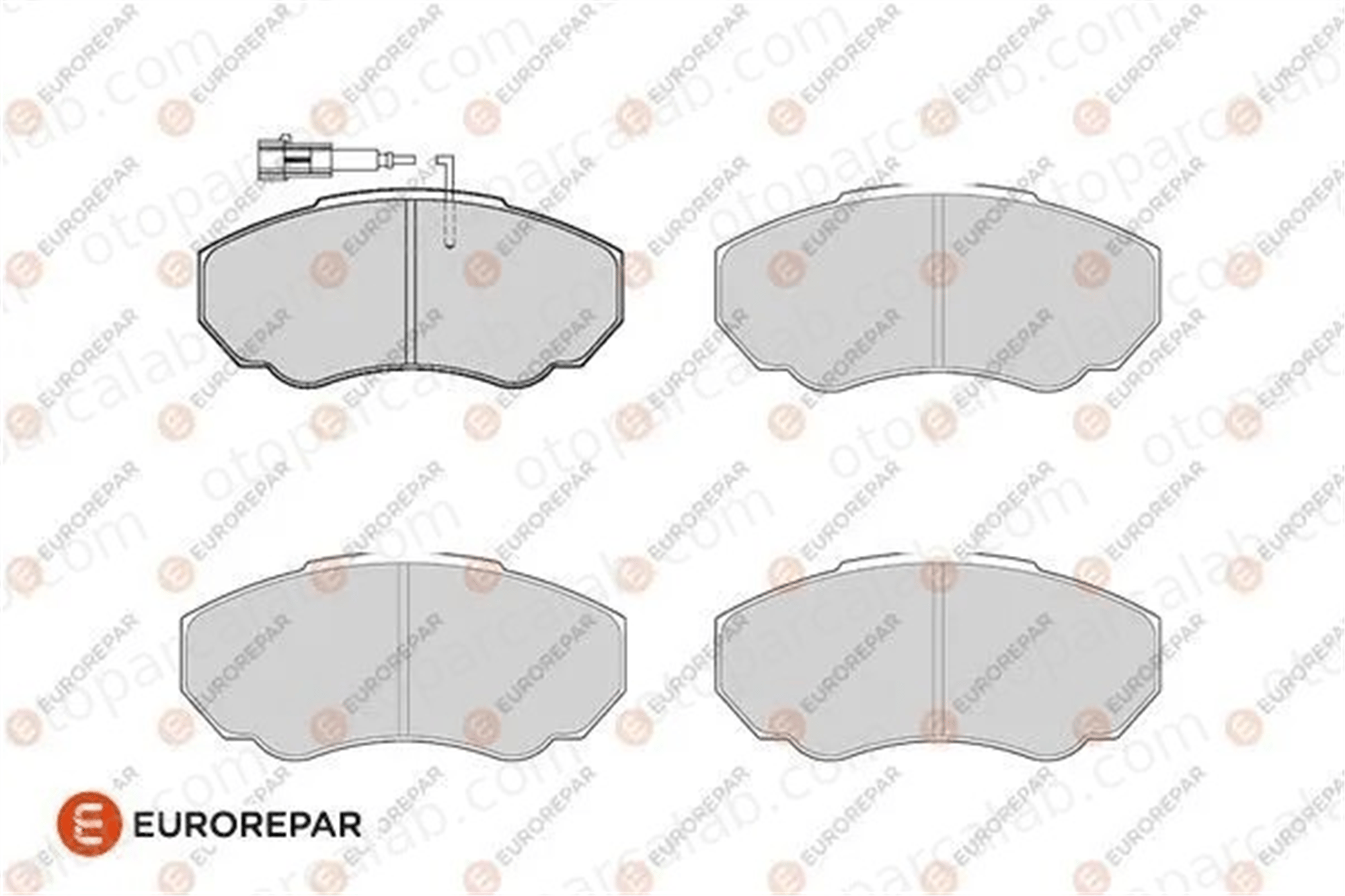 EUROREPAR 1686277480 Fren Disk Balata Ön FIAT DUCATO Minibüs/Otobüs DUCATO Panelvan/Van 1686277480 425243