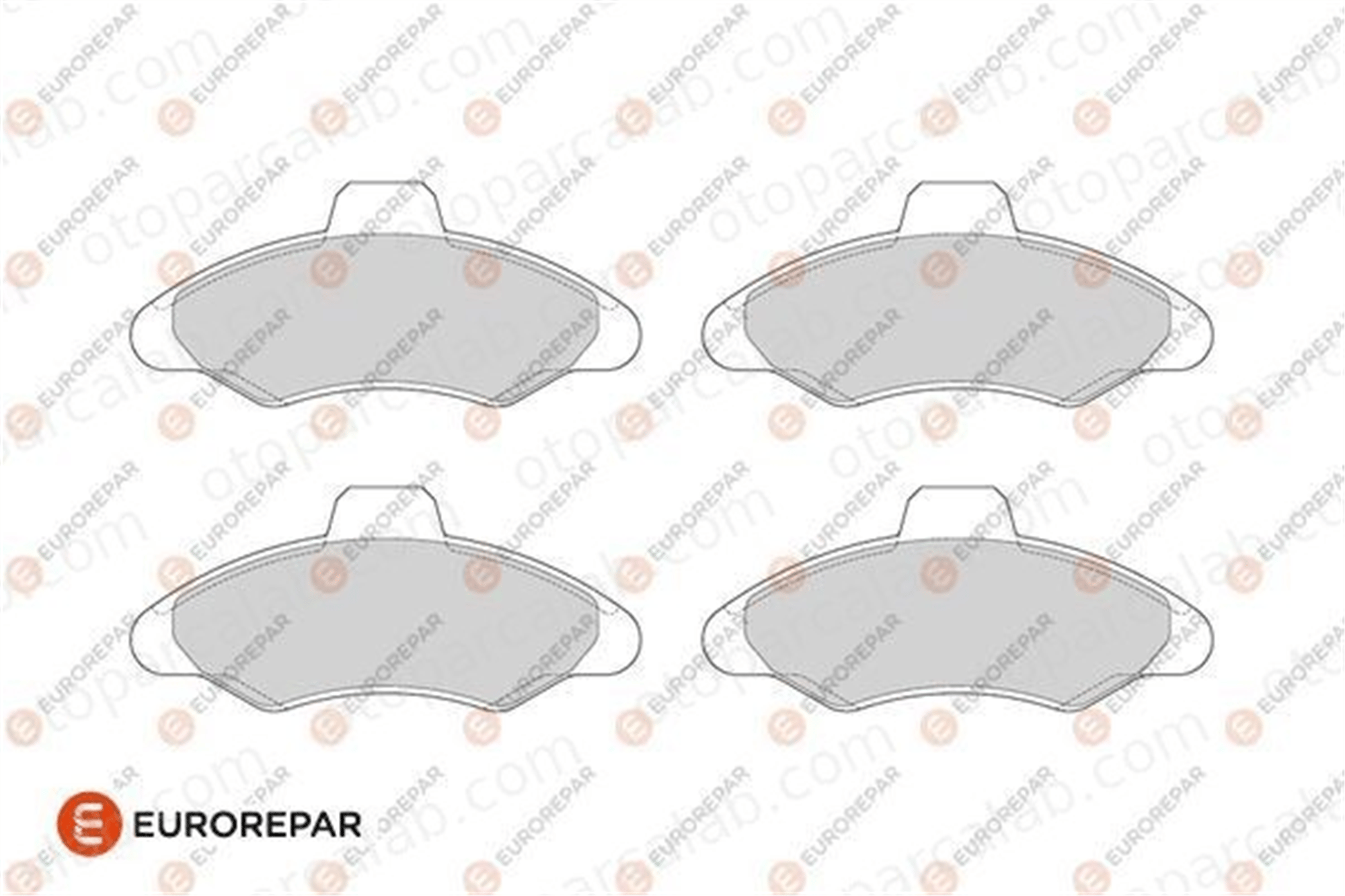 EUROREPAR 1686279080 Fren Disk Balata Ön FORD ESCORT V ESCORT V Turnier 1686279080 1015598