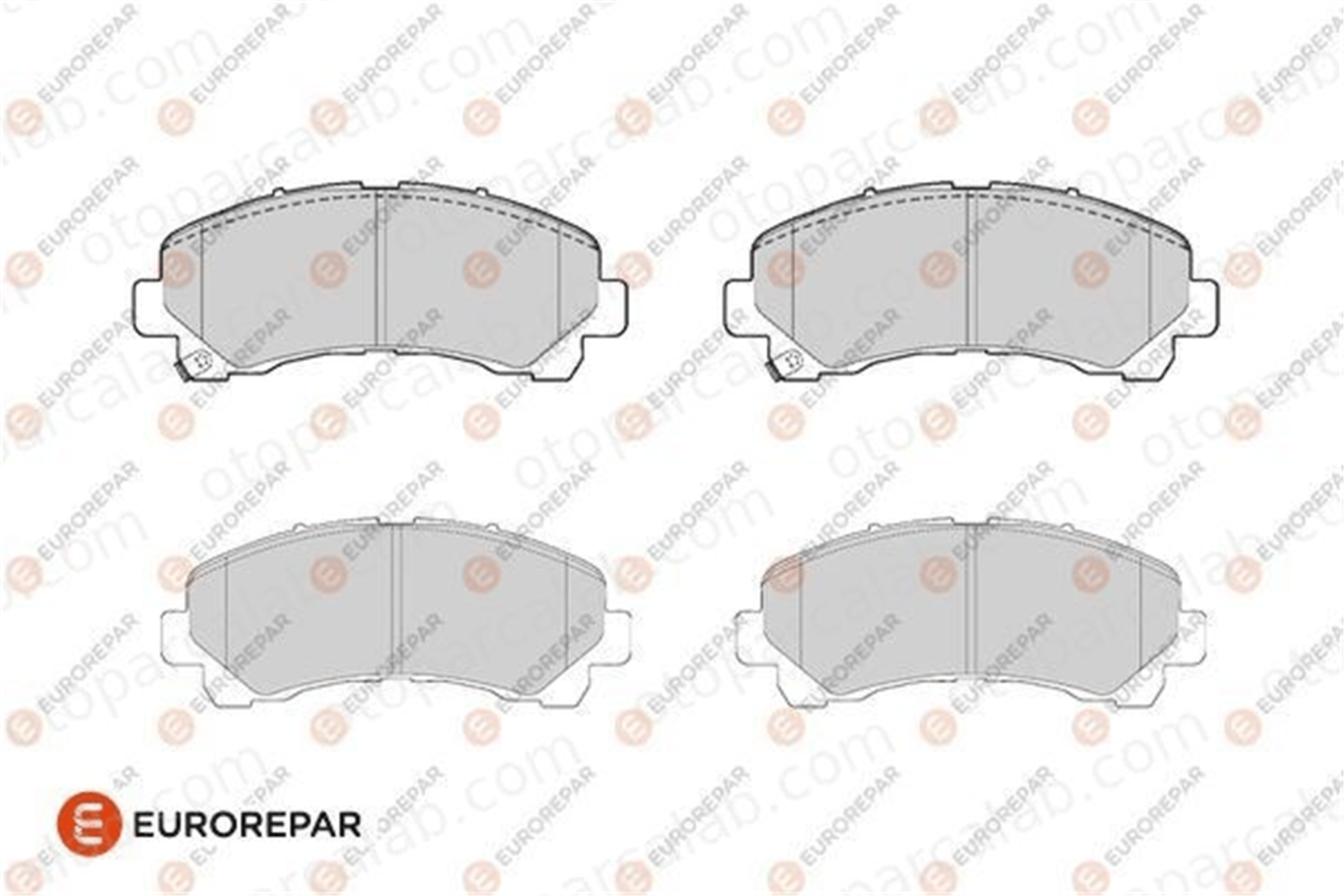 EUROREPAR 1686279880 Fren Disk Balata Ön ISUZU D-MAX I D-MAX II 1686279880 52129019