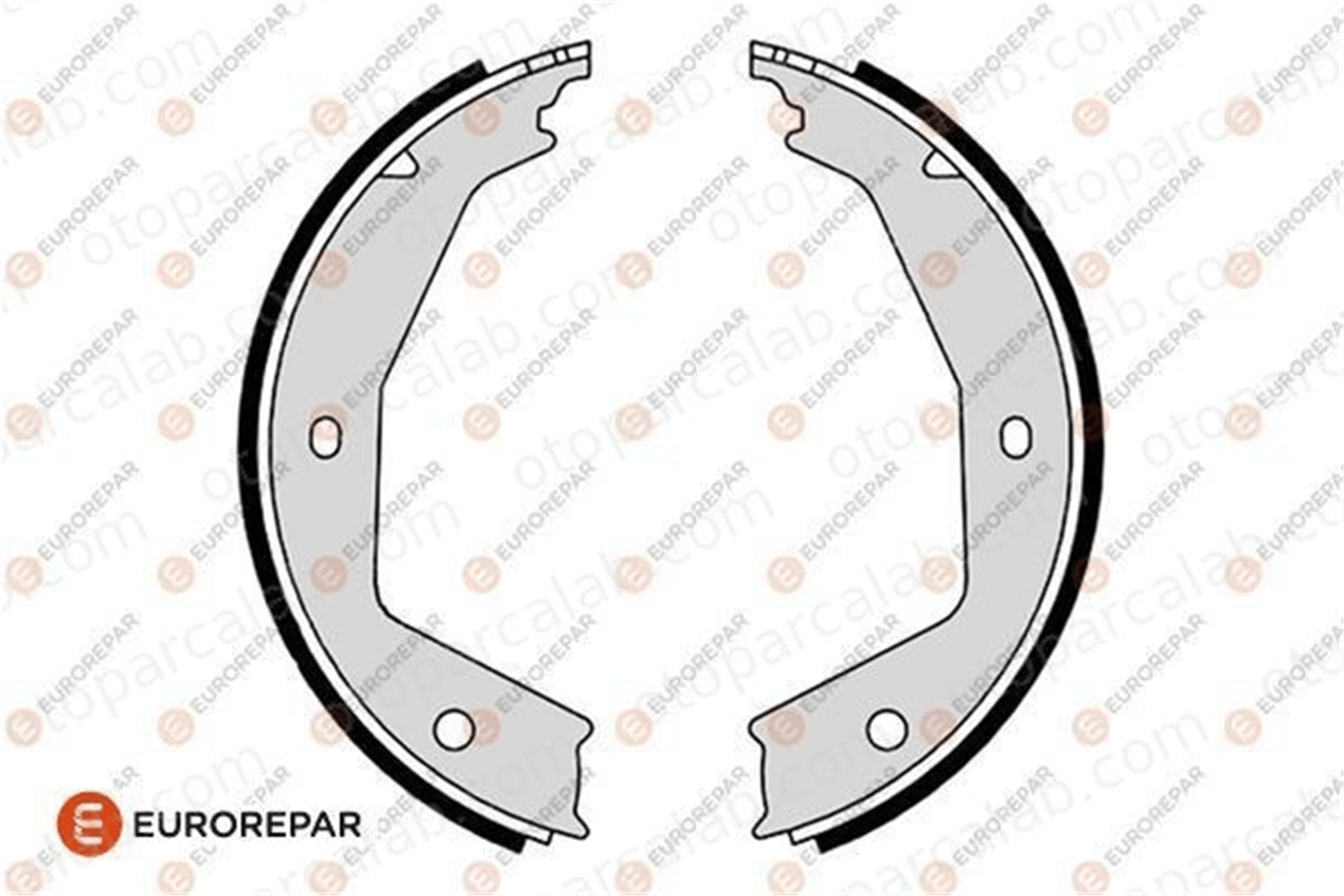 EUROREPAR 1686376980 Fren Pabuçlu Balata Arka FIAT ULYSSE CITROËN EVASION MPV 1686376980 4241G7