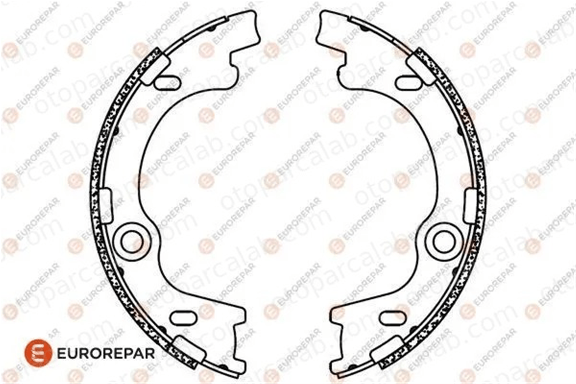 EUROREPAR 1690924680 Fren Pabuçlu Balata Arka KIA CEE'D SW PRO CEE'D 1690924680 583052SA00