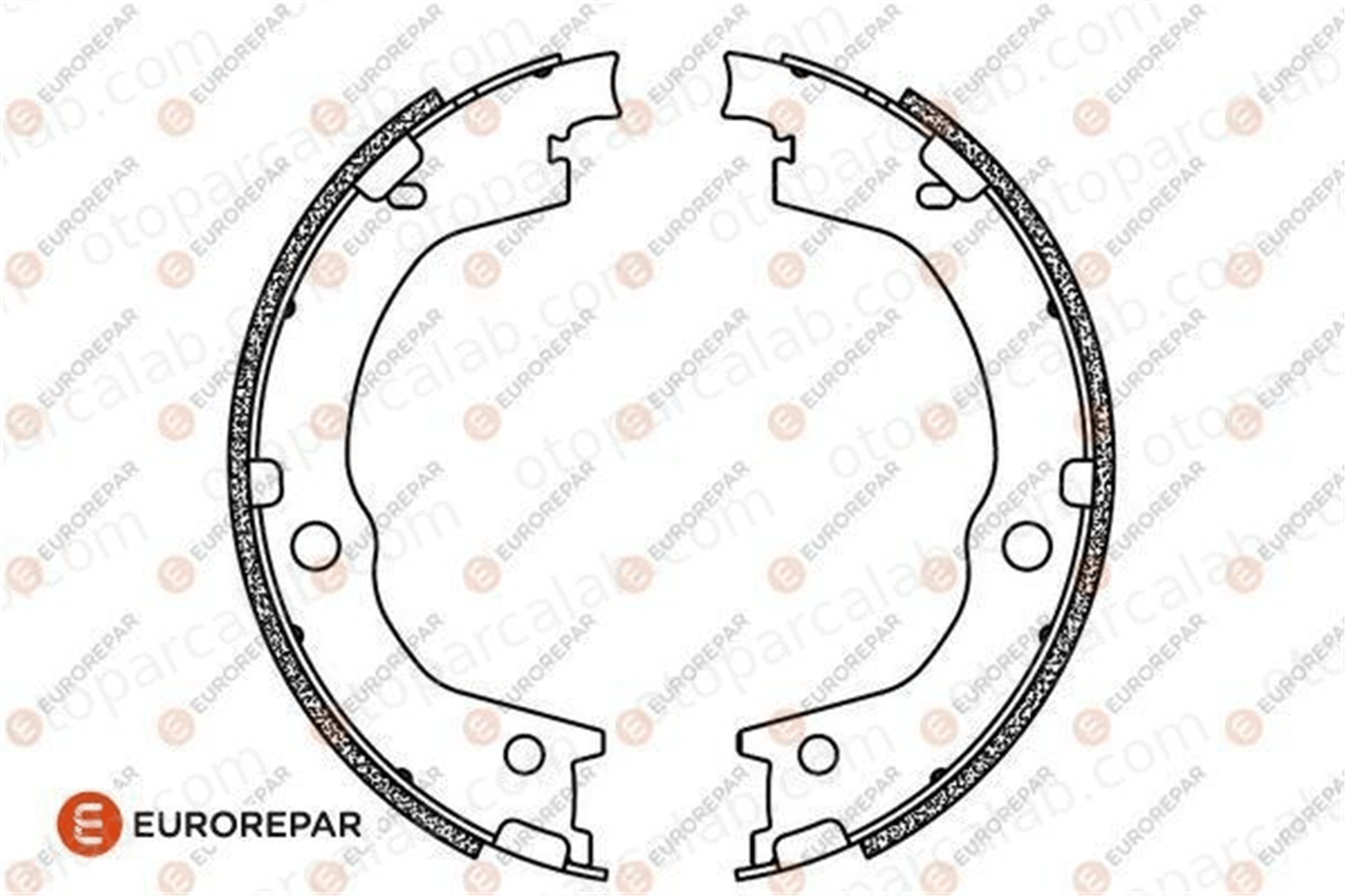 EUROREPAR 1690925580 Fren Pabuçlu Balata Arka HYUNDAI SANTA FÉ II H-1 / STAREX Minibüs/Otobüs 1690925580 583052BA00