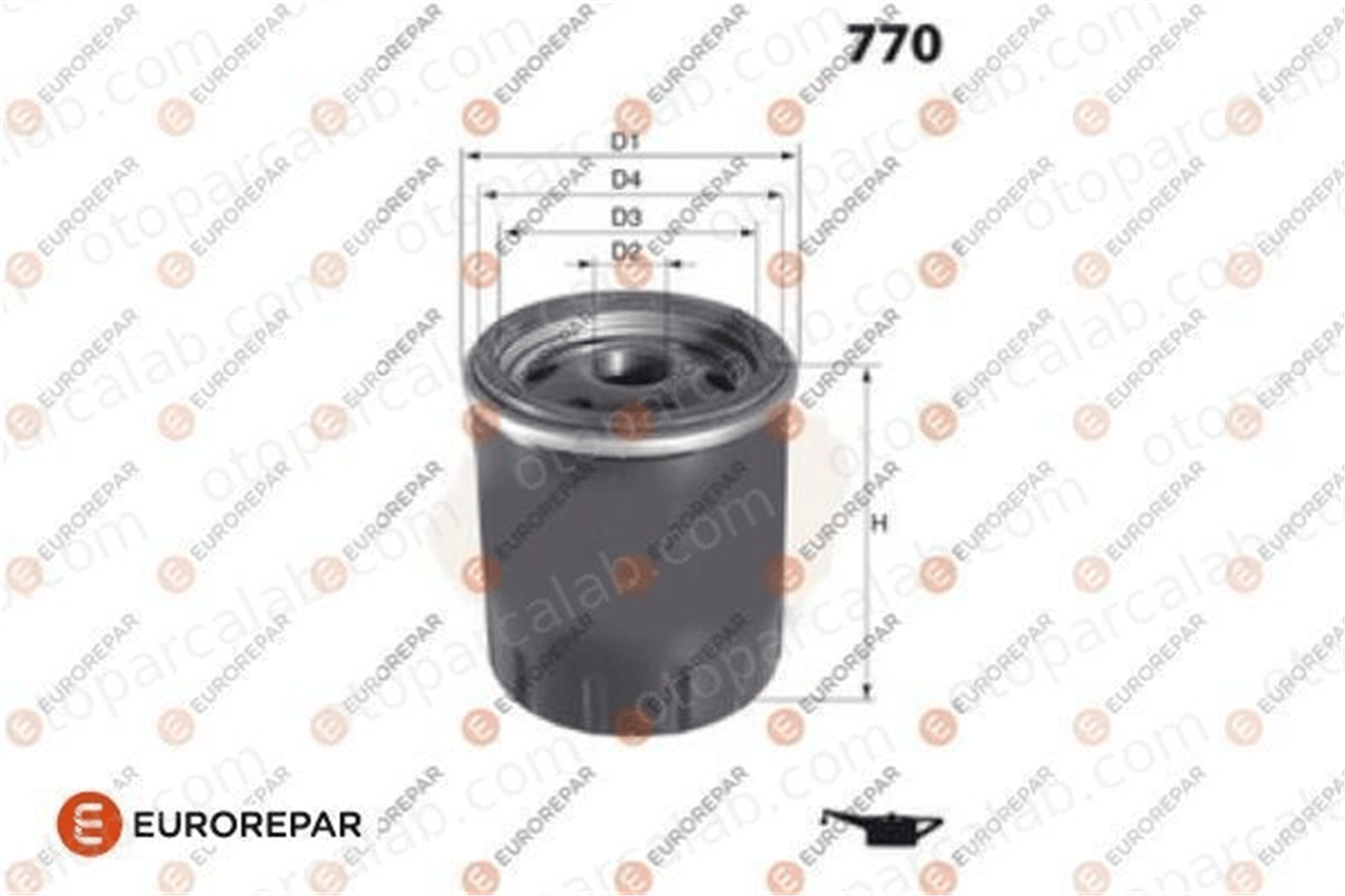 EUROREPAR 1690951880 Yağ Filtresi FORD USA EXPLORER MUSTANG Coupe 1690951880 2081941