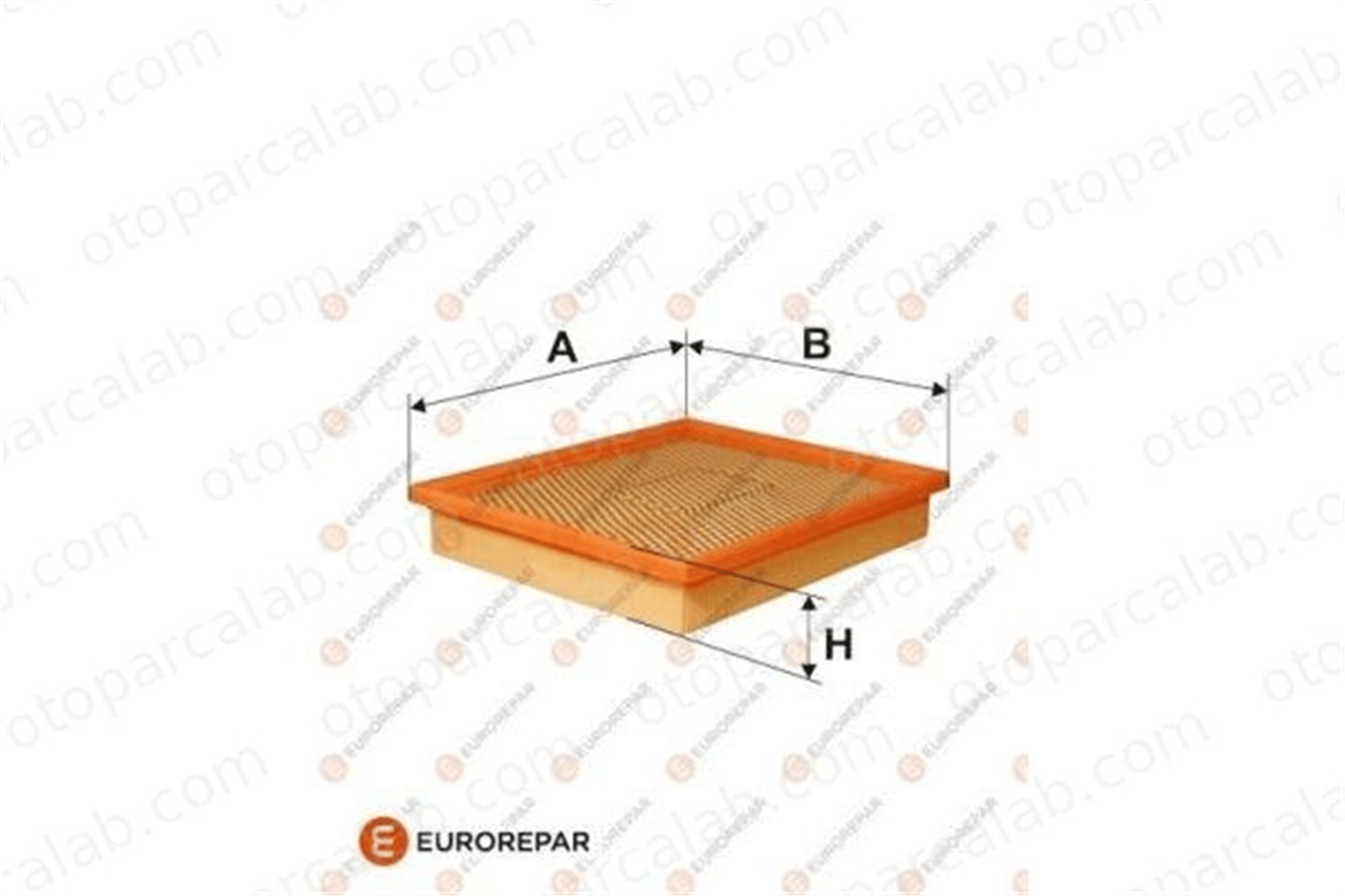 EUROREPAR E147120 Hava Filtresi ALFA ROMEO 155 LANCIA DEDRA E147120 60561931
