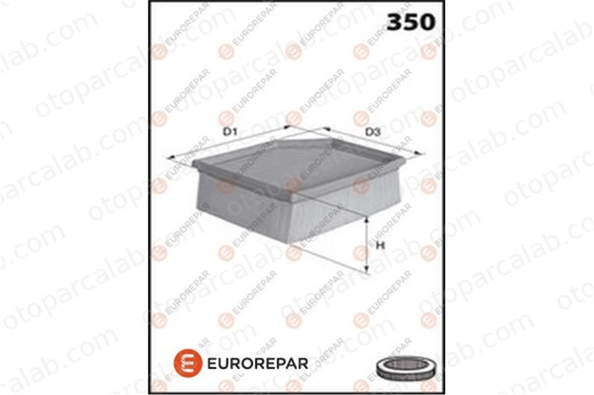 EUROREPAR E147135 Hava Filtresi MERCEDES-BENZ C-SERISI E-SERISI T-Model E147135 6110940004