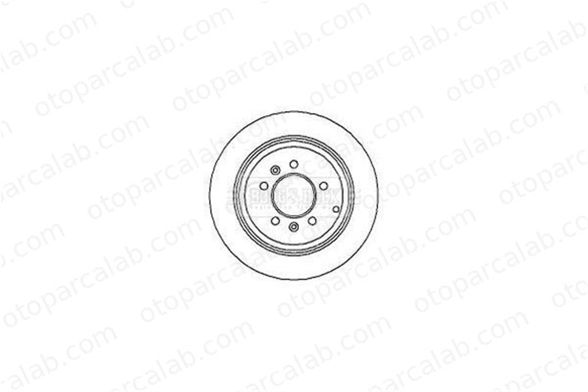EUROREPAR E169254 Fren Disk Ayna Arka Sağ ve Sol PEUGEOT 607 E169254 1618862180