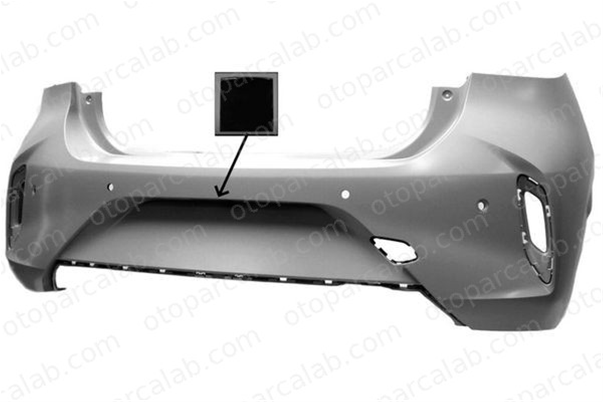 EUROSTAMP 101.48.9636 Tampon Arka OPEL CORSA F CORSA F Kasa/eğik arka 166335781T