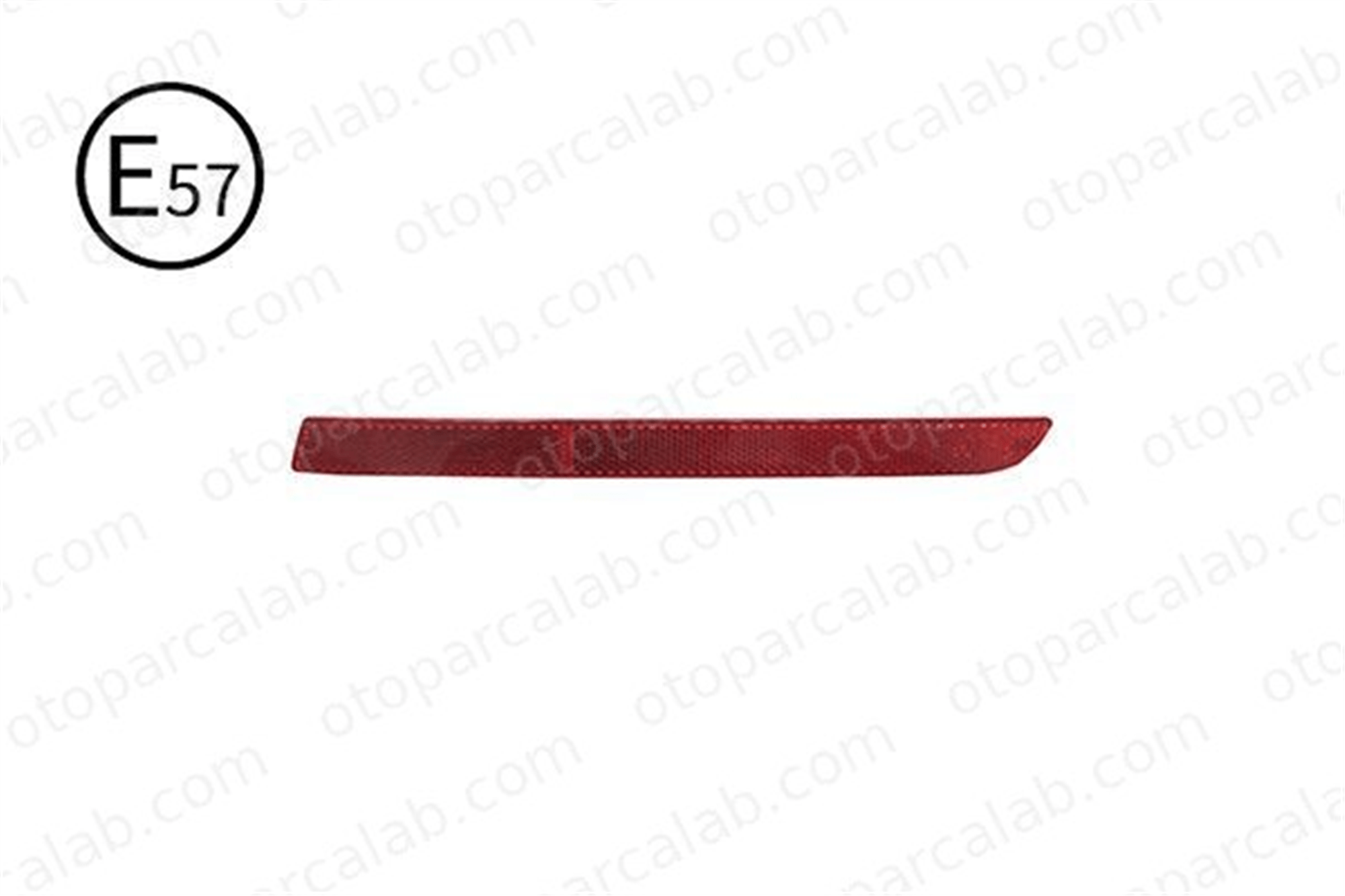 EXQ 54-25-03 Tampon Reflektörü Arka Sol VW TRANSPORTER T5 Minibüs/Otobüs TRANSPORTER T6 / CARAVELLE T6 Minibüs/Otobüs 7E0945105A