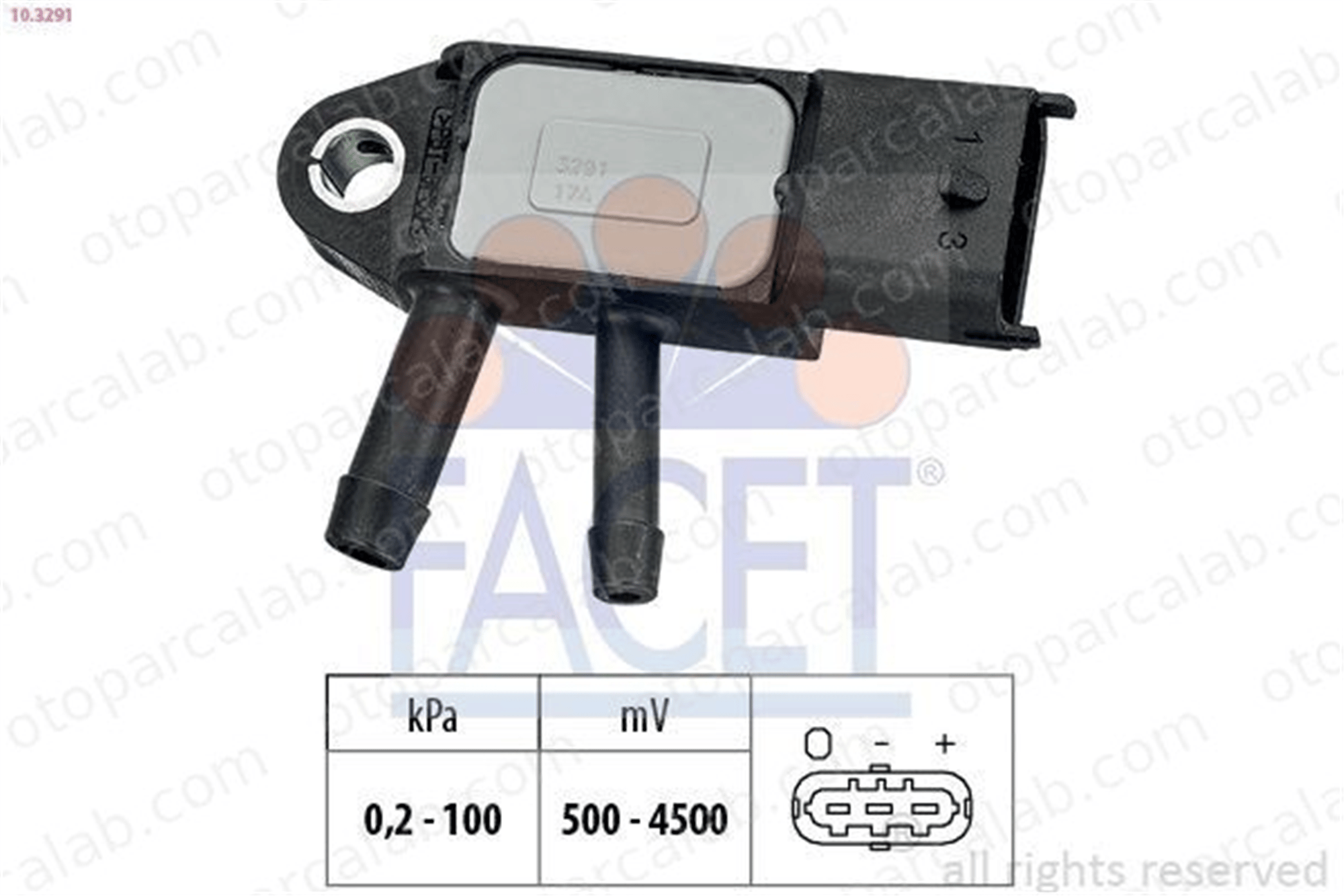 FACET 10.3291 MAP Sensörü OPEL VIVARO B Panelvan/Van NISSAN NP300 NAVARA Pick-up 208155642R 6000616923
