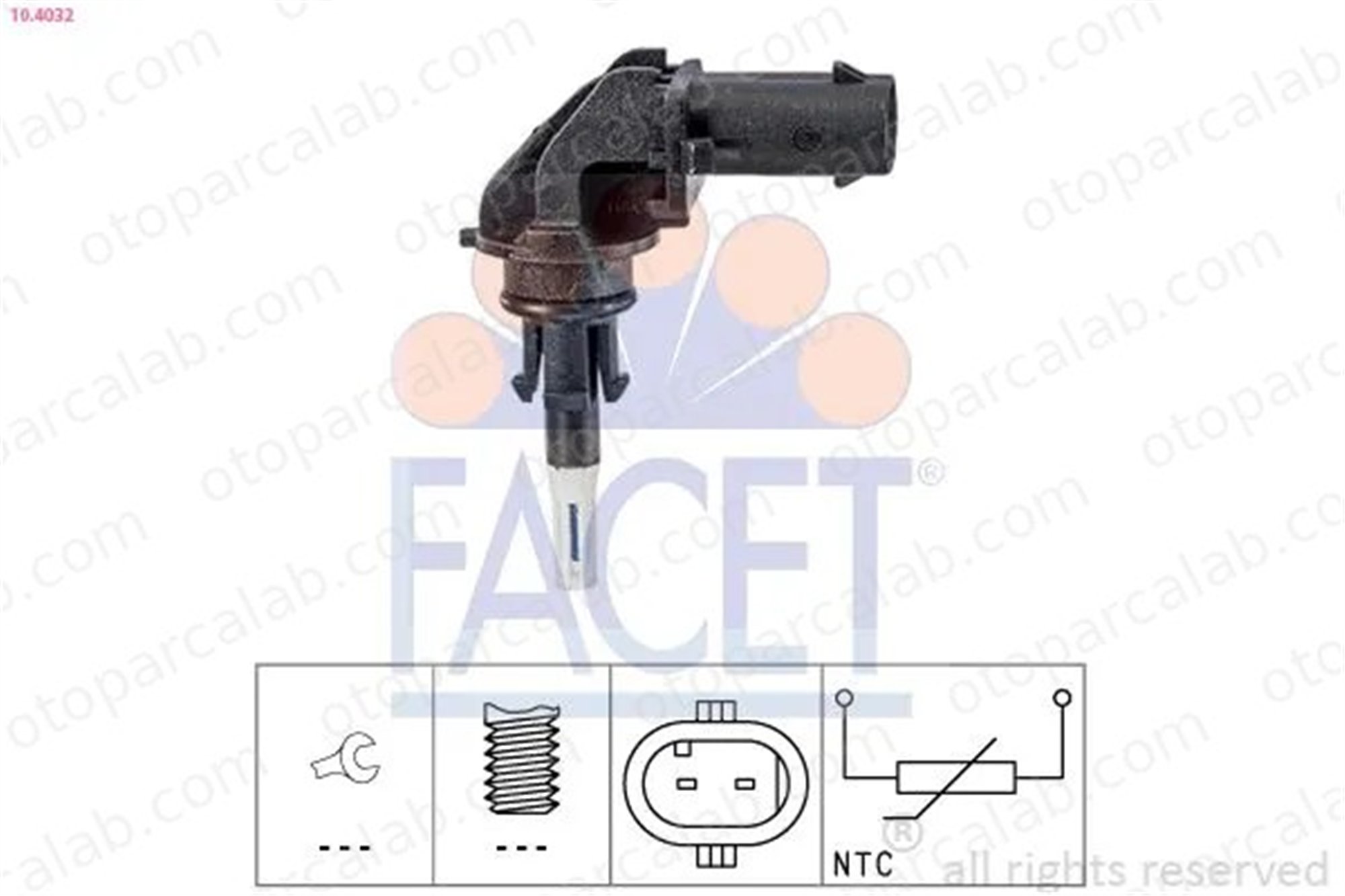 FACET 10.4032 MAP Sensörü BMW 5 3 1362781274 13627812741