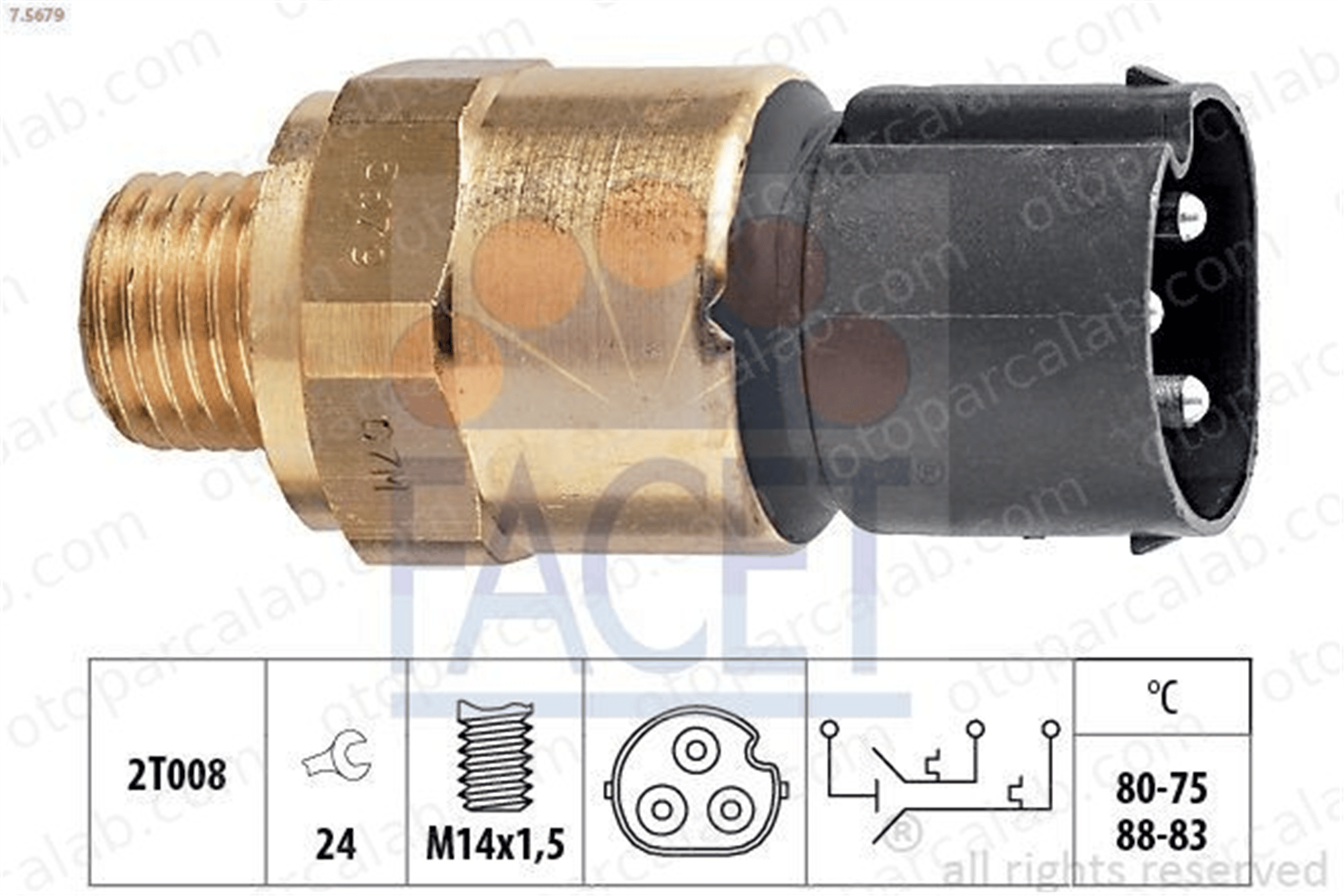 FACET 7.5679 Hararet Müşürü BMW 3 3 Compact 61318361787