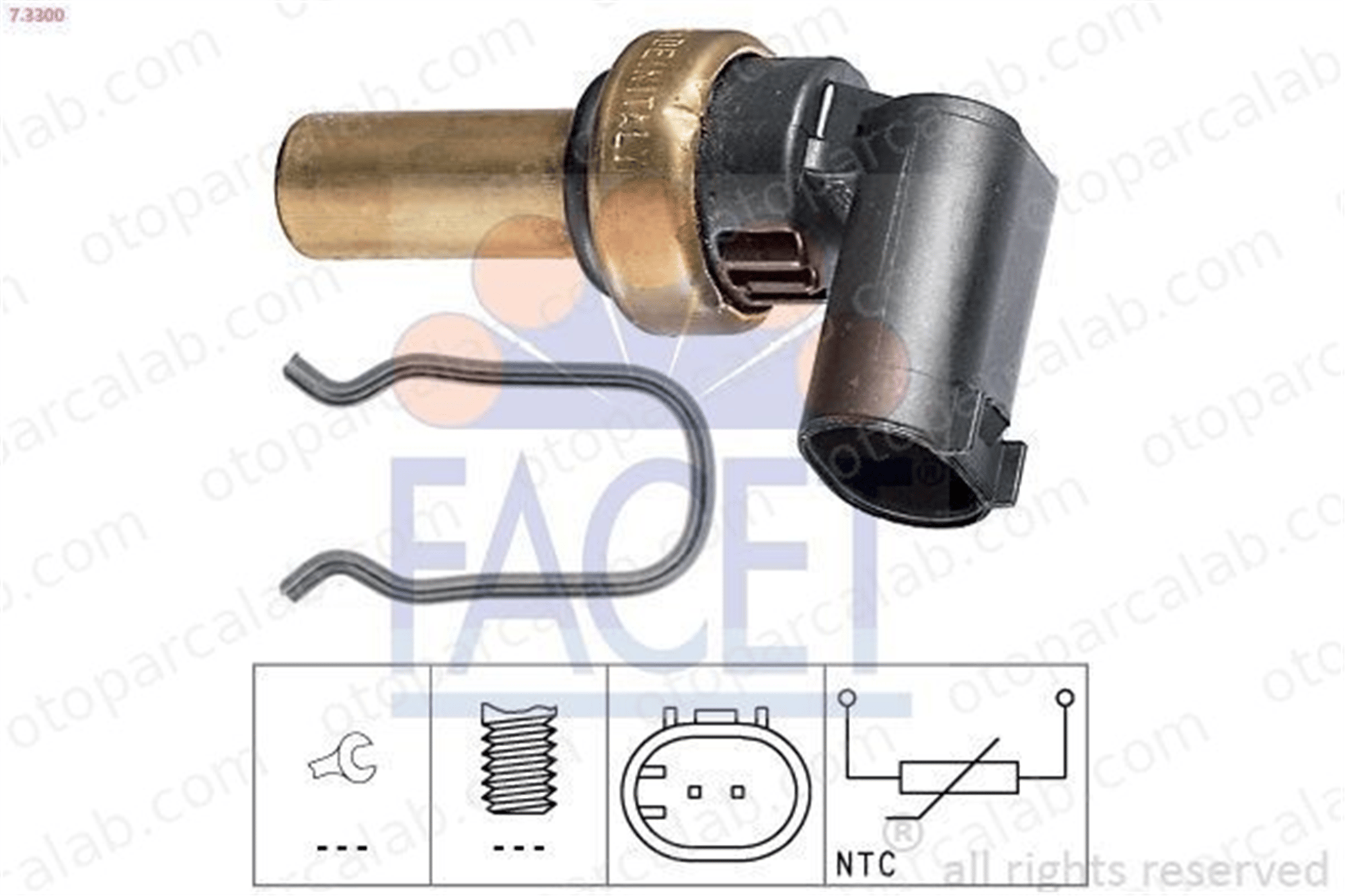 FACET 7.3300 Hararet Müşürü CHRYSLER PT CRUISER A0999053800 5080147AA