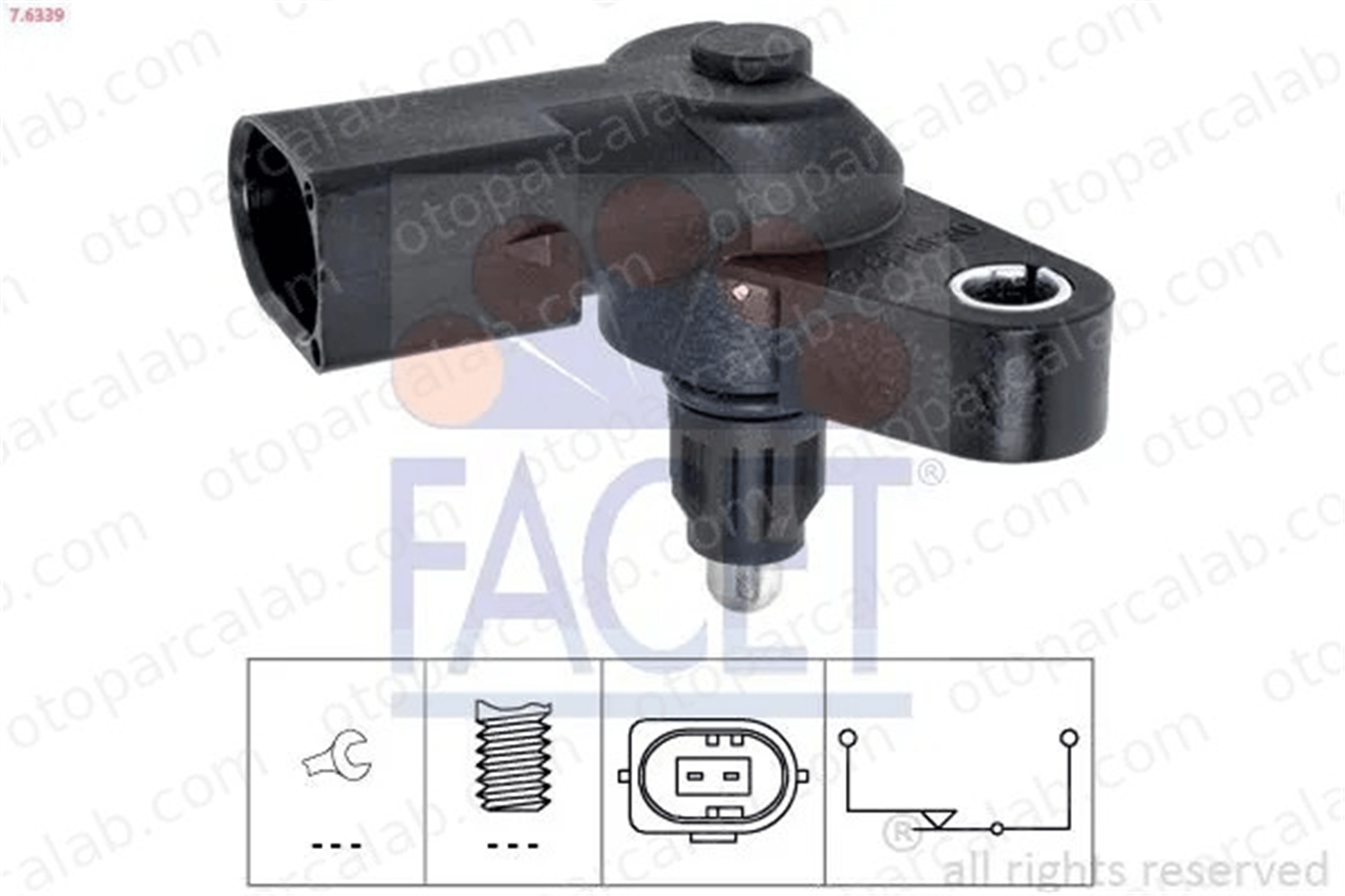 FACET 7.6339 Geri Vites Müşürü MERCEDES-BENZ VIANO VITO / MIXTO Panelvan/Van B7919827 5099770AA