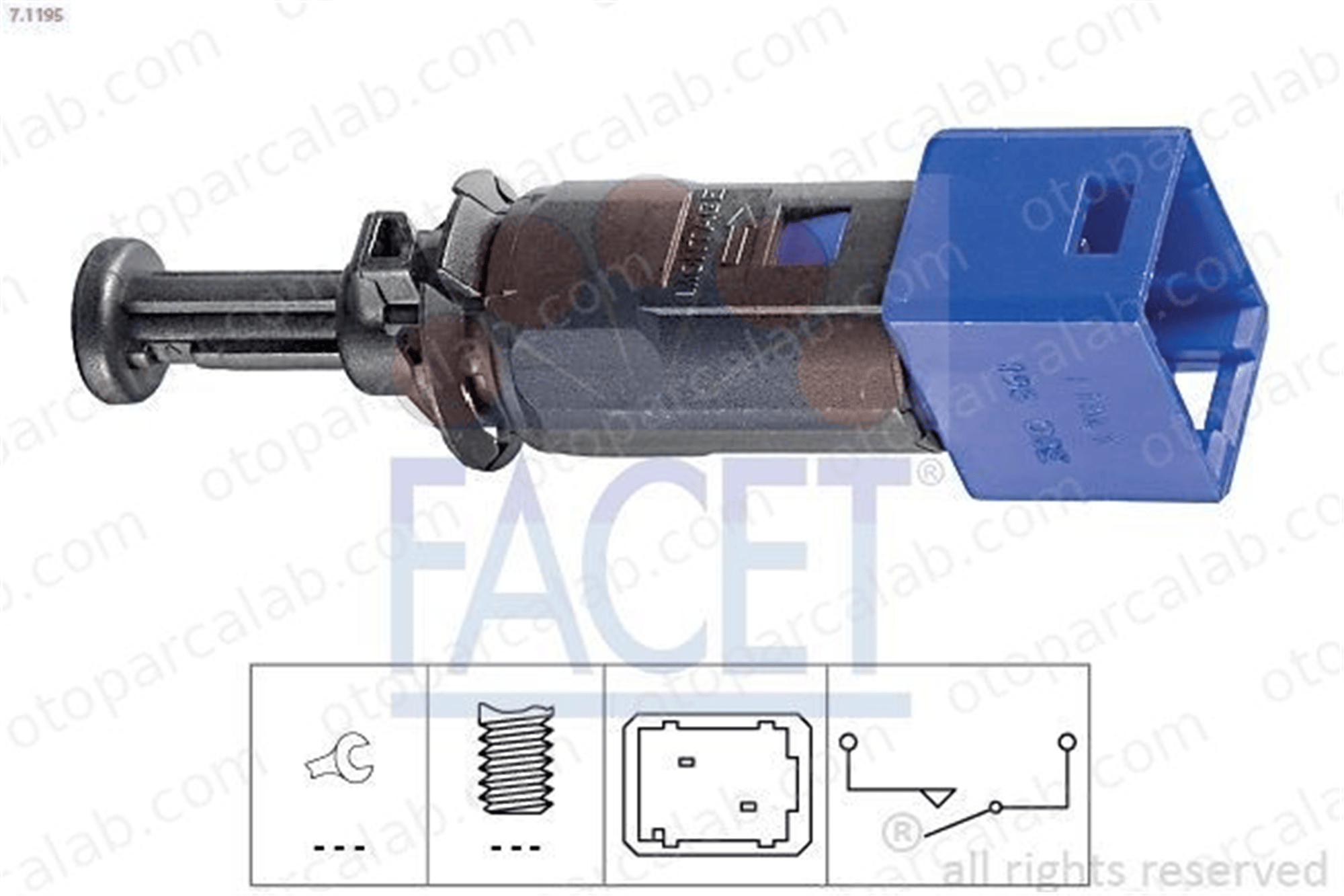 FACET 7.1195 Debriyaj Müşürü RENAULT CLIO II KANGOO Express MR977585 2532000QAD