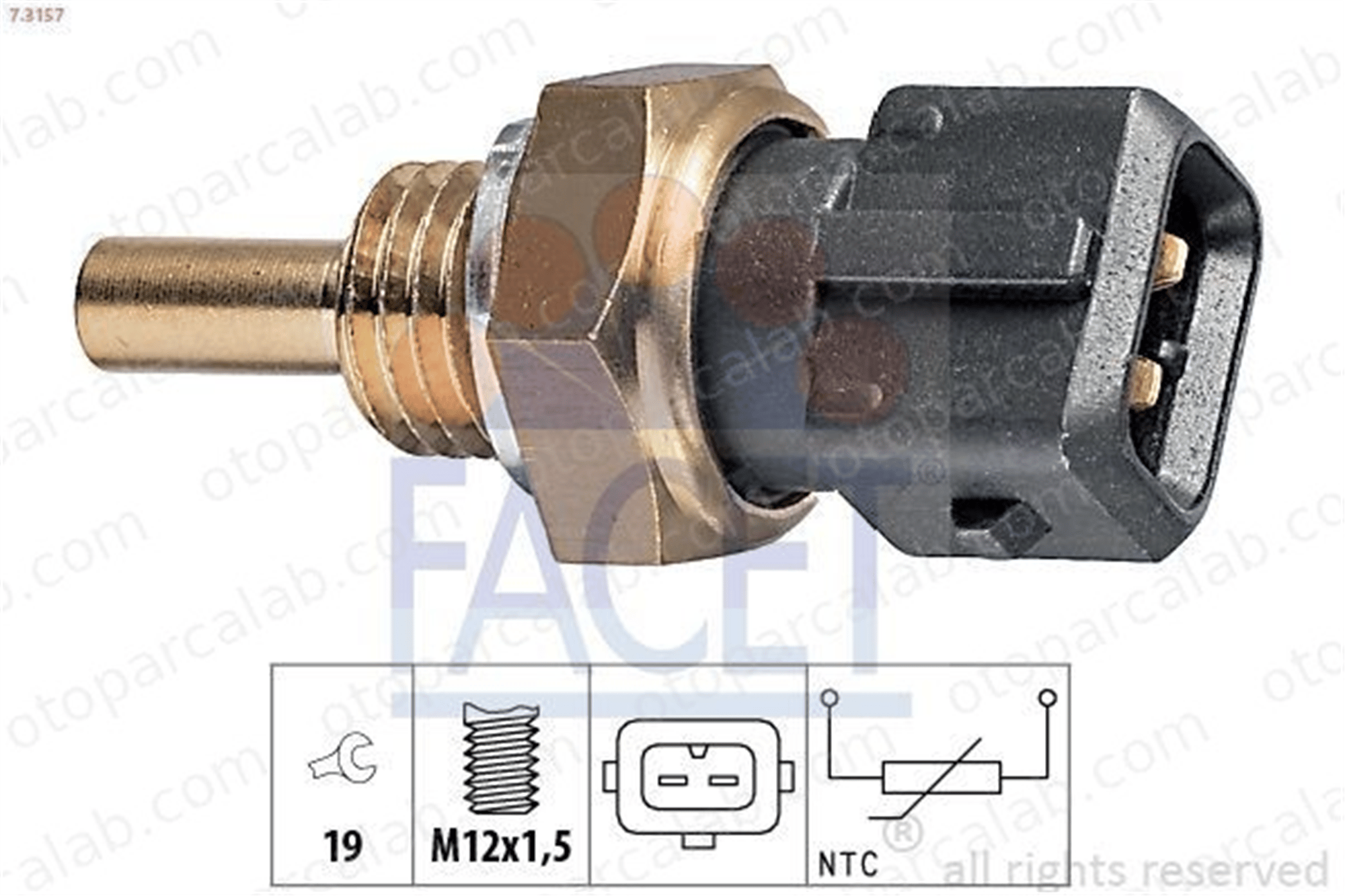 FACET 7.3157 Hararet Müşürü ALFA ROMEO 33 145 60576529 46449499