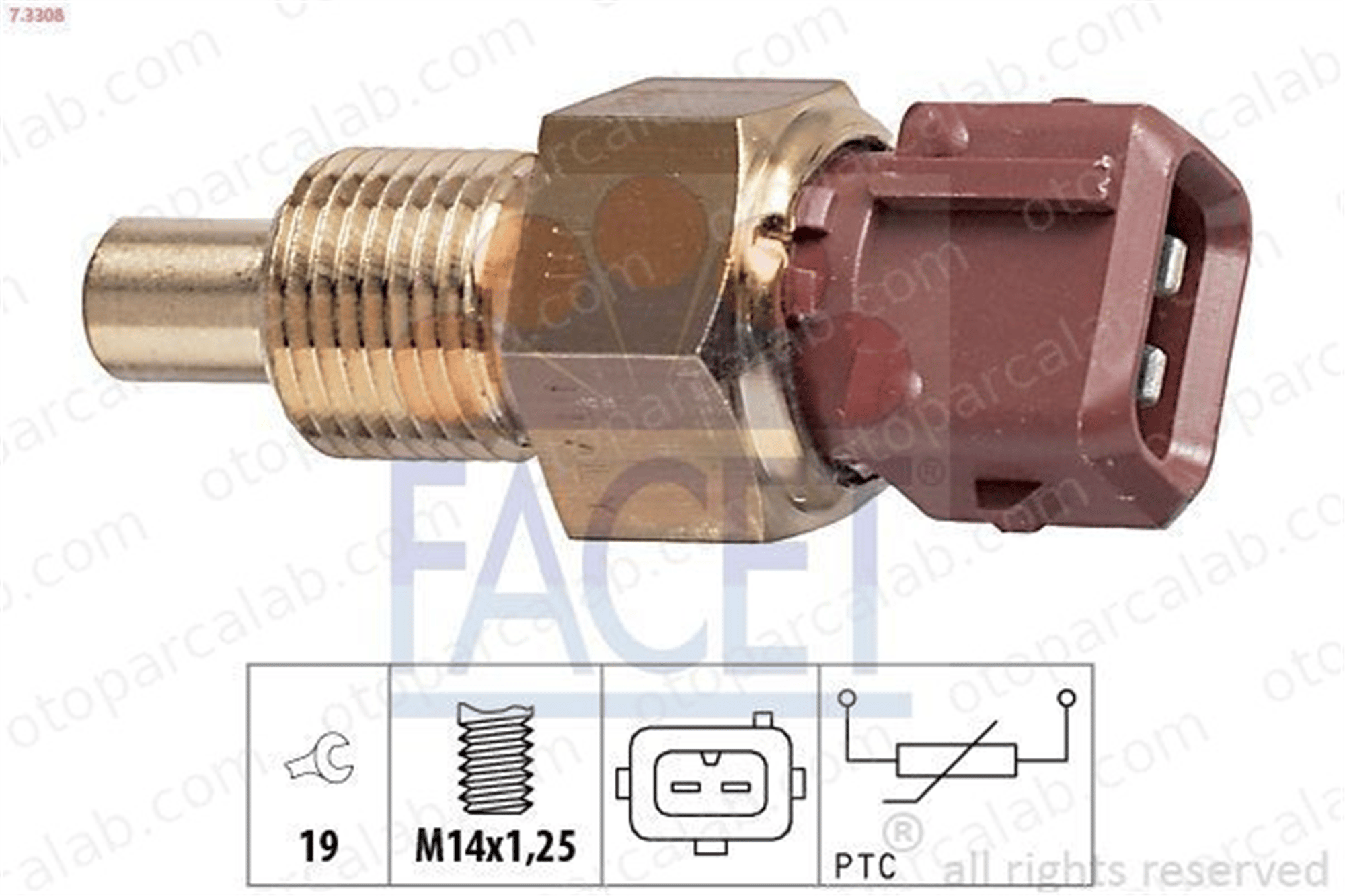 FACET 7.3308 Hararet Müşürü CITROËN XM XM Break 133855 133810