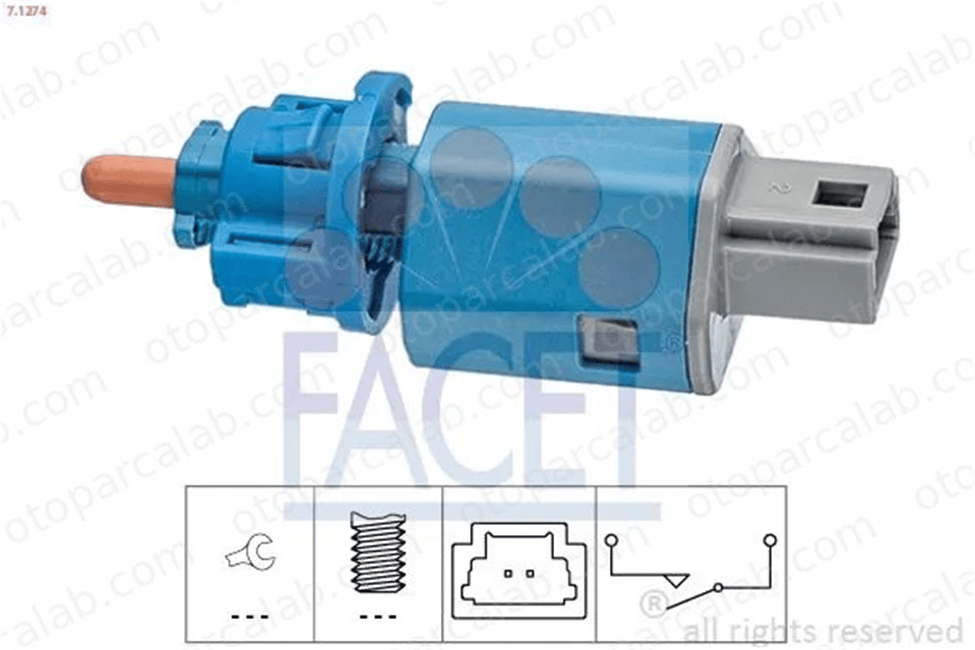 FACET 7.1274 Debriyaj Müşürü RENAULT MEGANE III Coupe MEGANE III Hatchback 253250005R 253253287R
