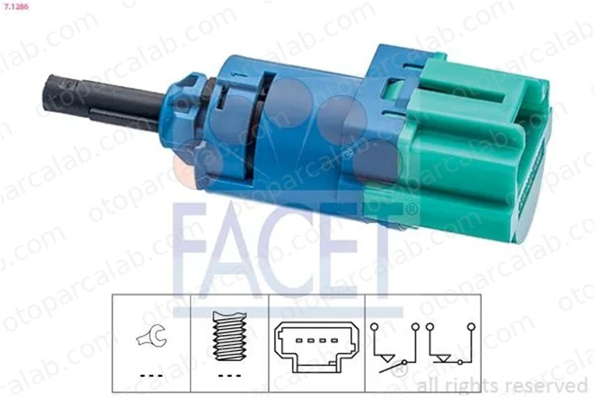 FACET 7.1286 Fren Müşürü CITROËN C5 III Break C5 III 9672407680 453471