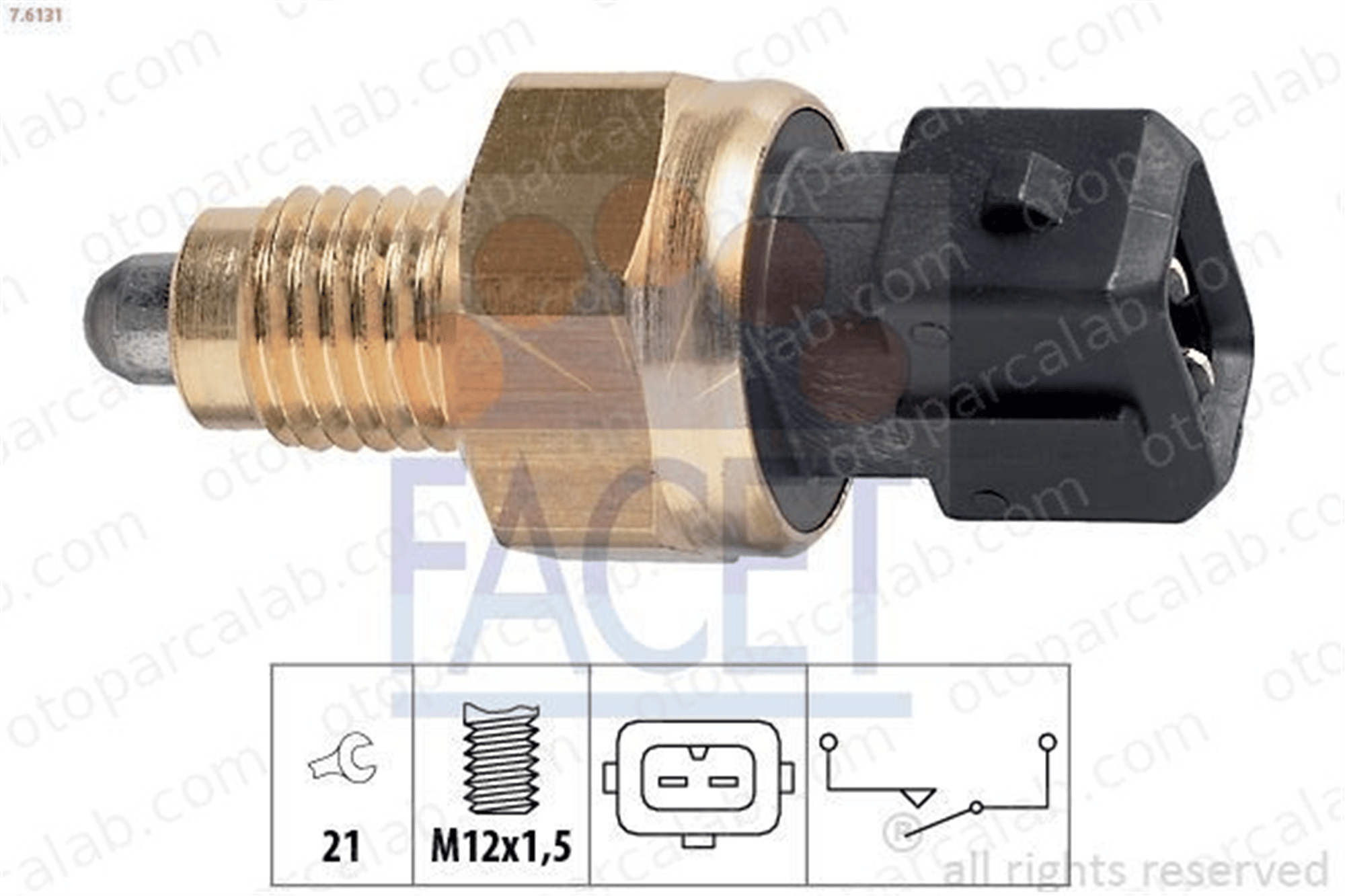 FACET 7.6131 Geri Vites Müşürü BMW 3 3 Touring 23147524811 396403