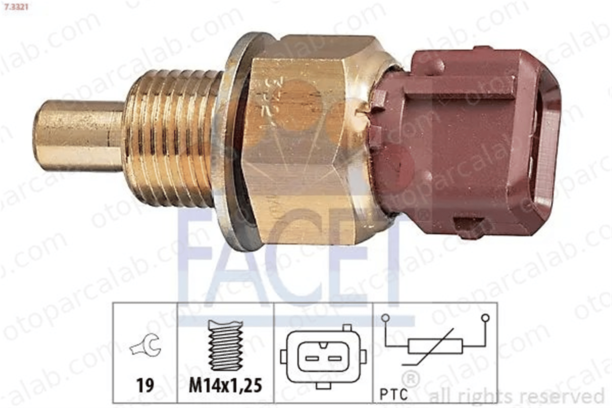 FACET 7.3321 Hararet Müşürü CITROËN BERLINGO / BERLINGO FIRST Kasa/büyük limuzin XSARA 133866