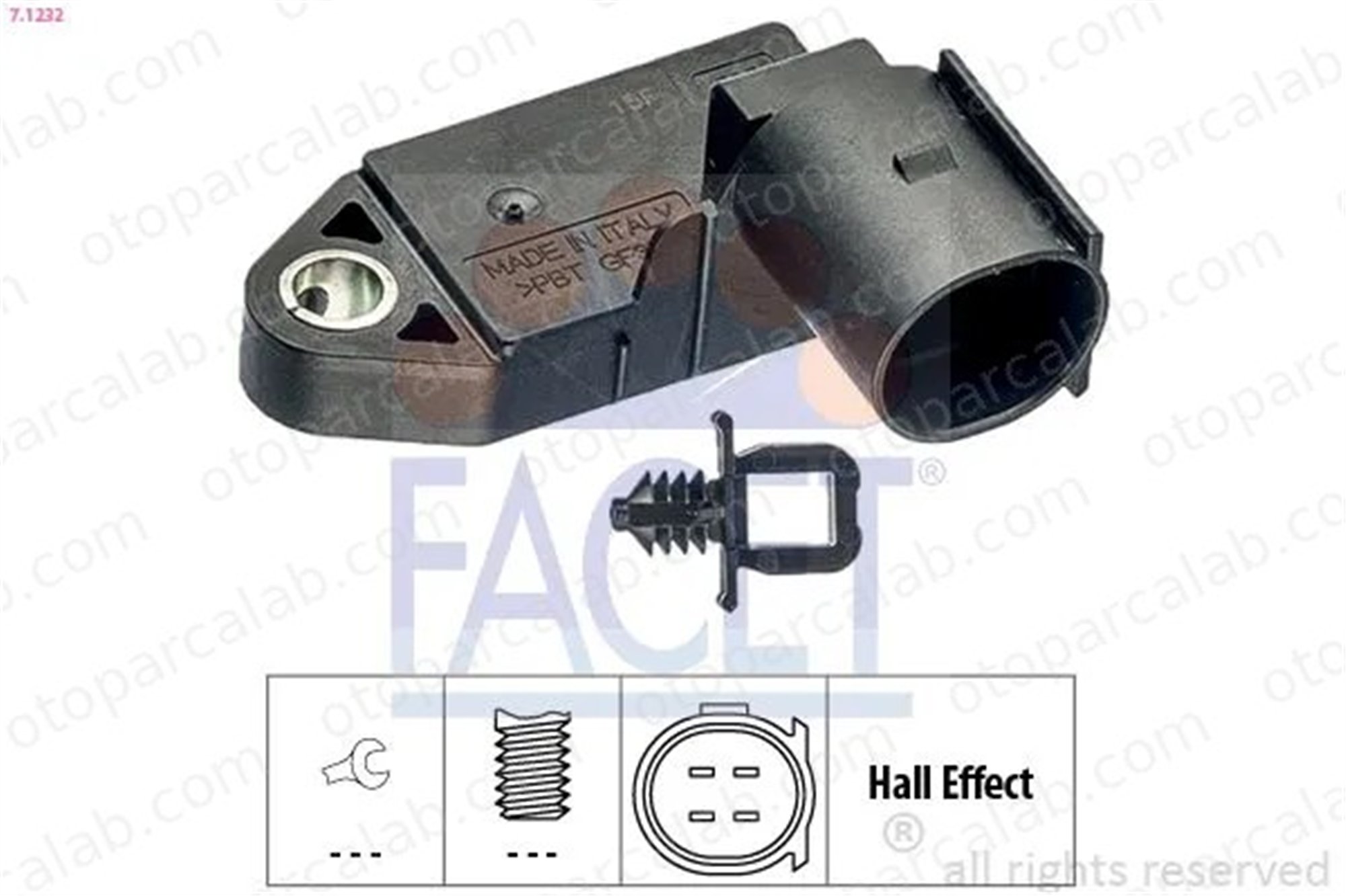 FACET 7.1232 Fren Müşürü AUDI A3 Sportback A3 5G0698459 8P0698459B