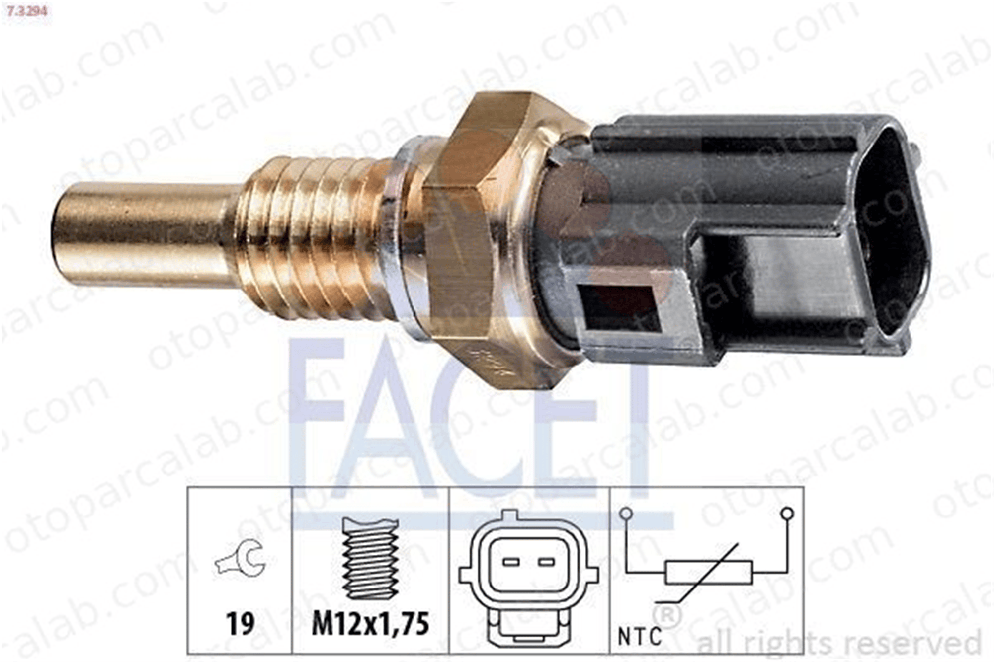 FACET 7.3294 Hararet Müşürü FORD FOCUS I FOCUS I Kombi van 8L3A6G004AA 5040463