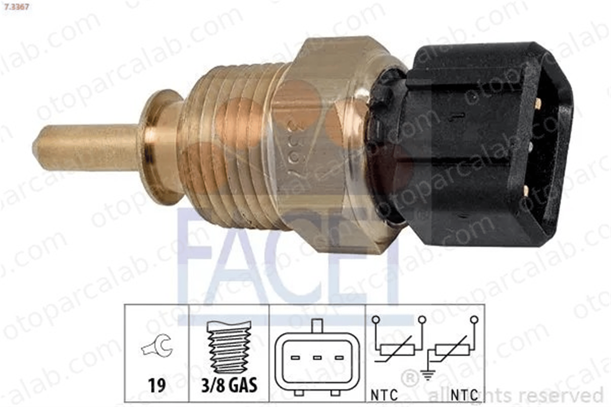 FACET 7.3367 Hararet Müşürü HYUNDAI i30 i30 Station wagon 3922038020 3922038030