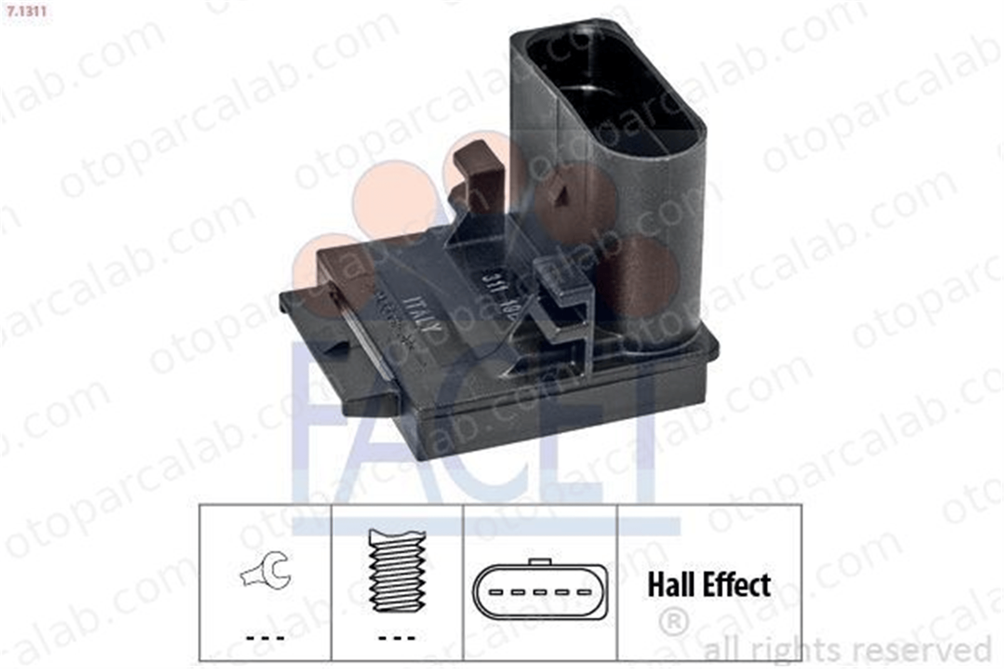 FACET 7.1311 Debriyaj Müşürü VW PASSAT B6 PASSAT B6 Variant 3C0927810B 3C0927810C