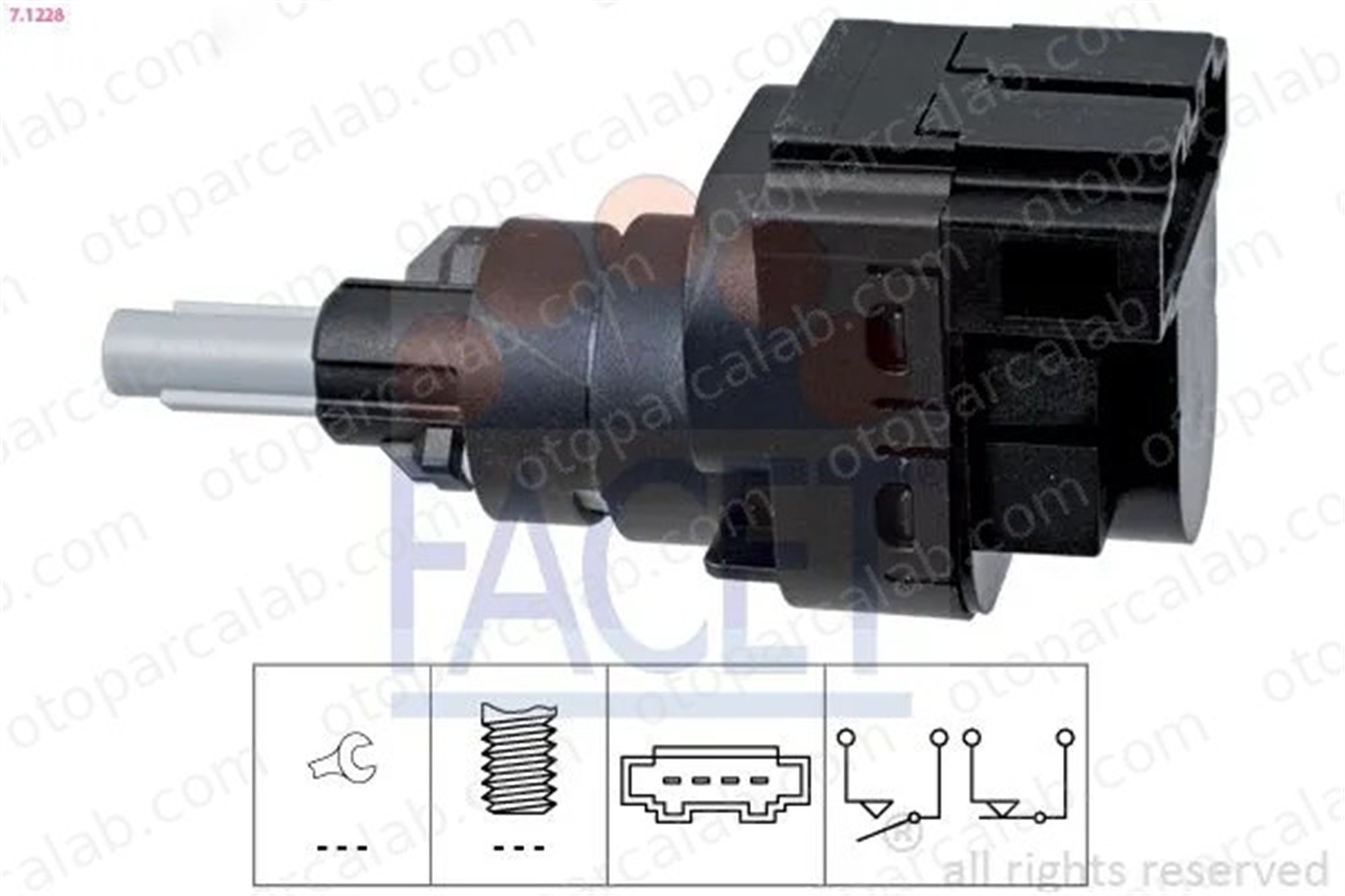 FACET 7.1228 Fren Müşürü VW POLO GOLF V 6Q0945511