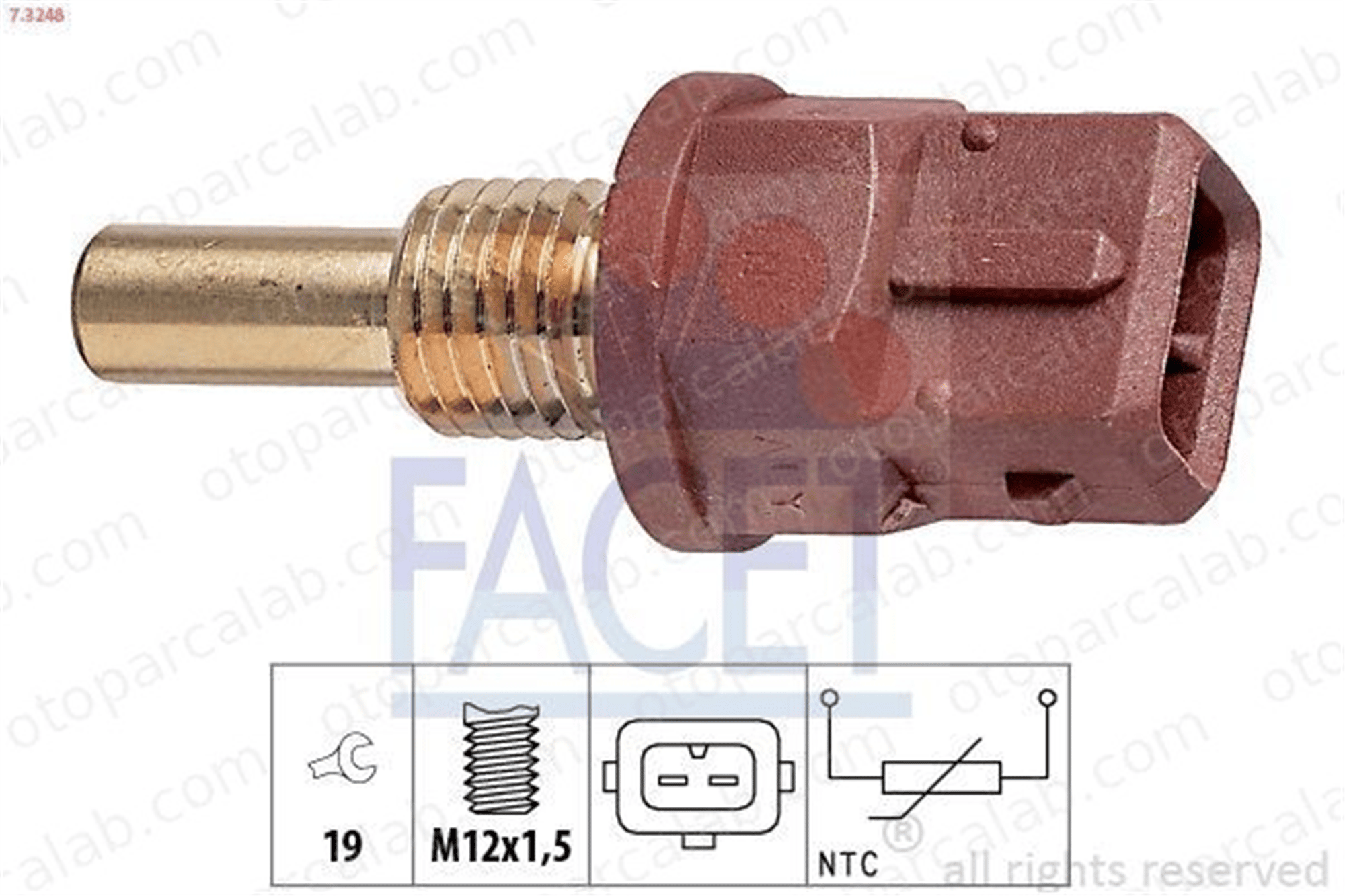FACET 7.3248 Hararet Müşürü ROVER STREETWISE Hatchback LAND ROVER FREELANDER I YCB100420 MEK100060