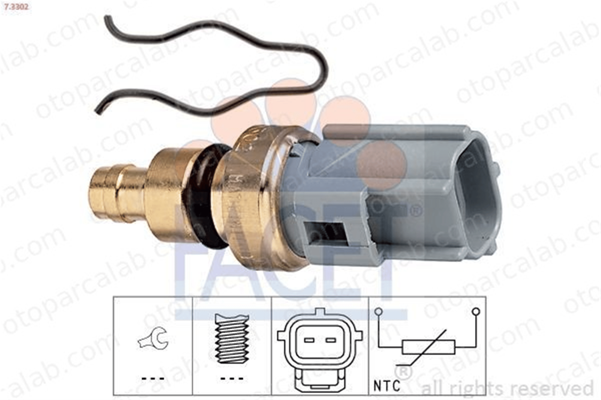 FACET 7.3302 Hararet Müşürü FORD KA FIESTA V XS6F12A648BA 1452490